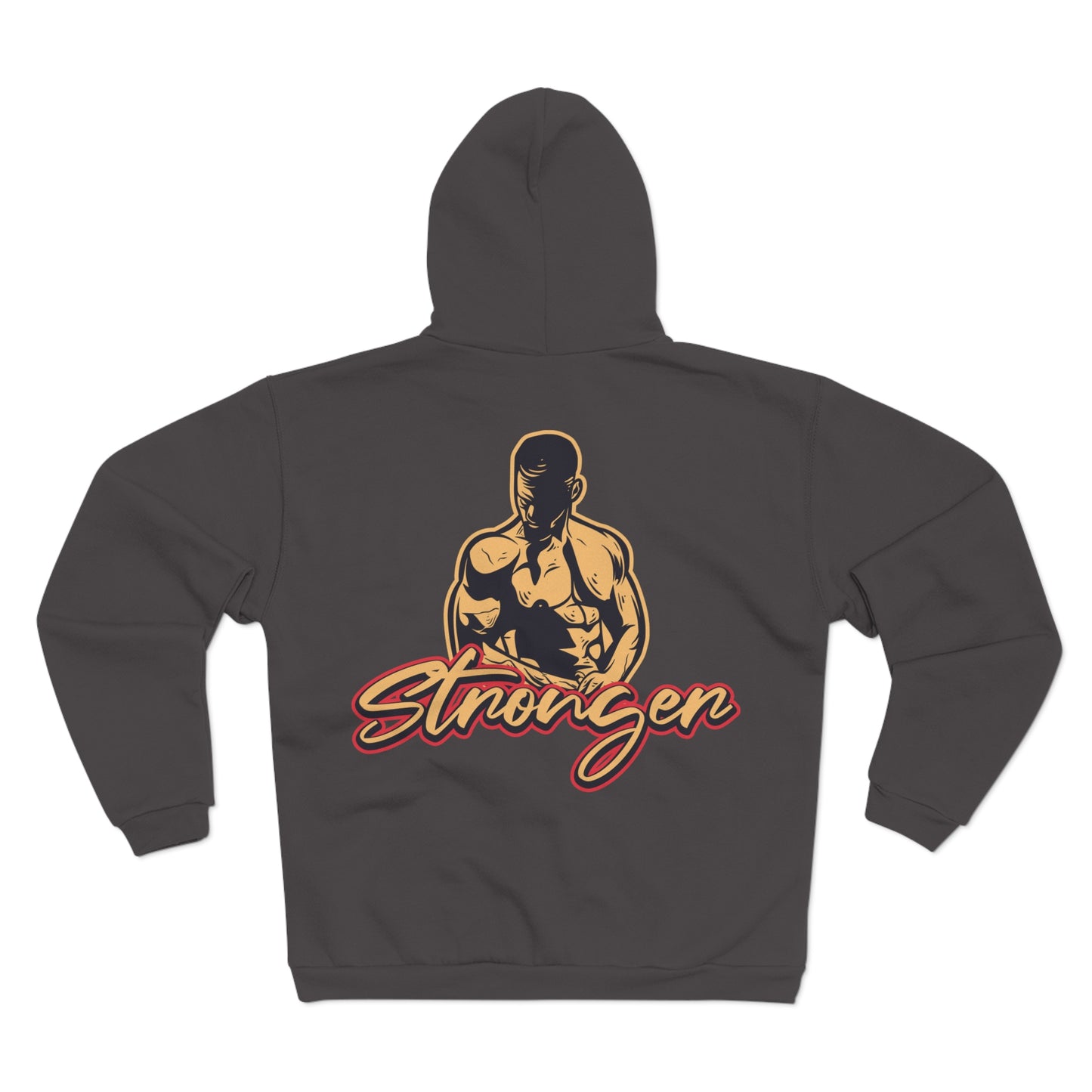 Strongman Unisex Hooded Zip Sweatshirt - Empower Your Workouts