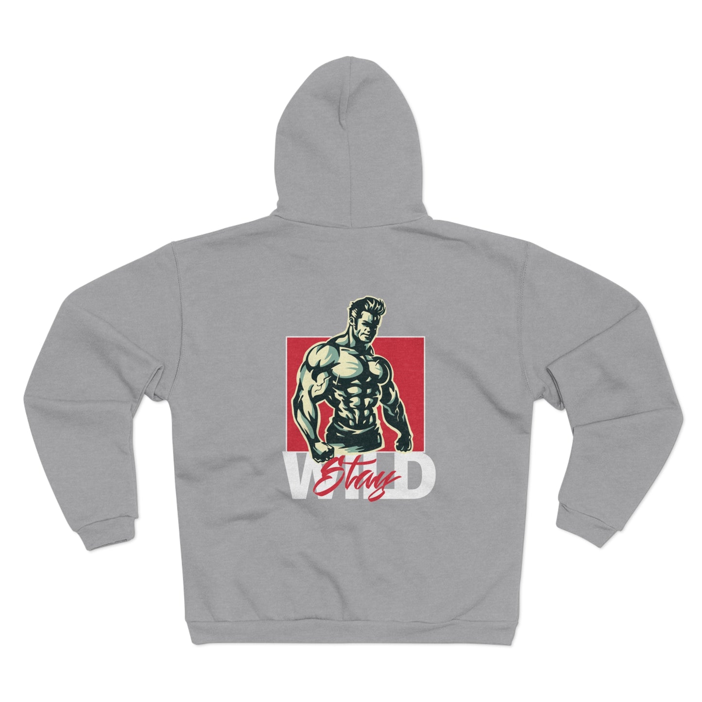 Wild and Free Graphic Unisex Hooded Zip Sweatshirt