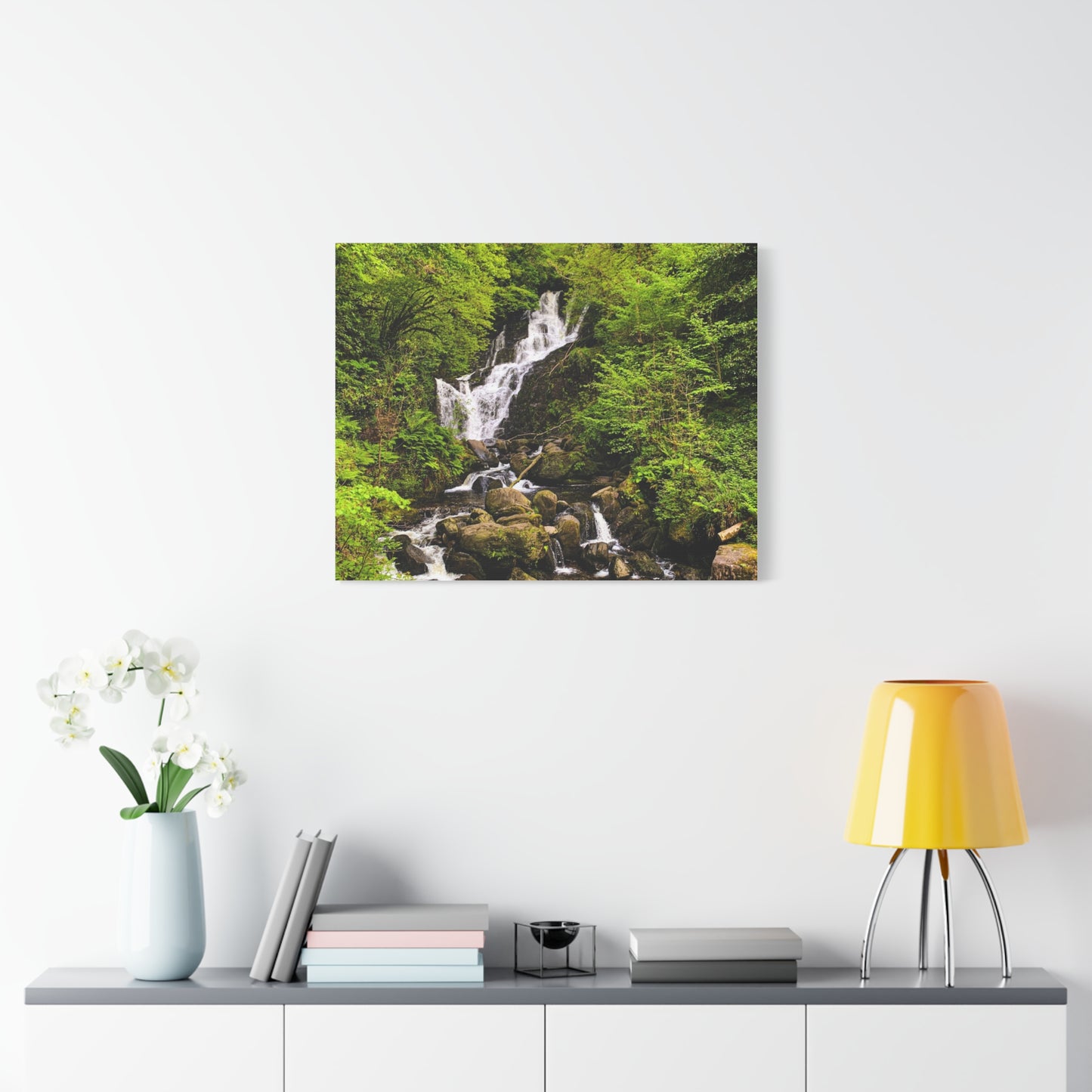 Torc waterfall Matte Canvas, Stretched, 1.25"