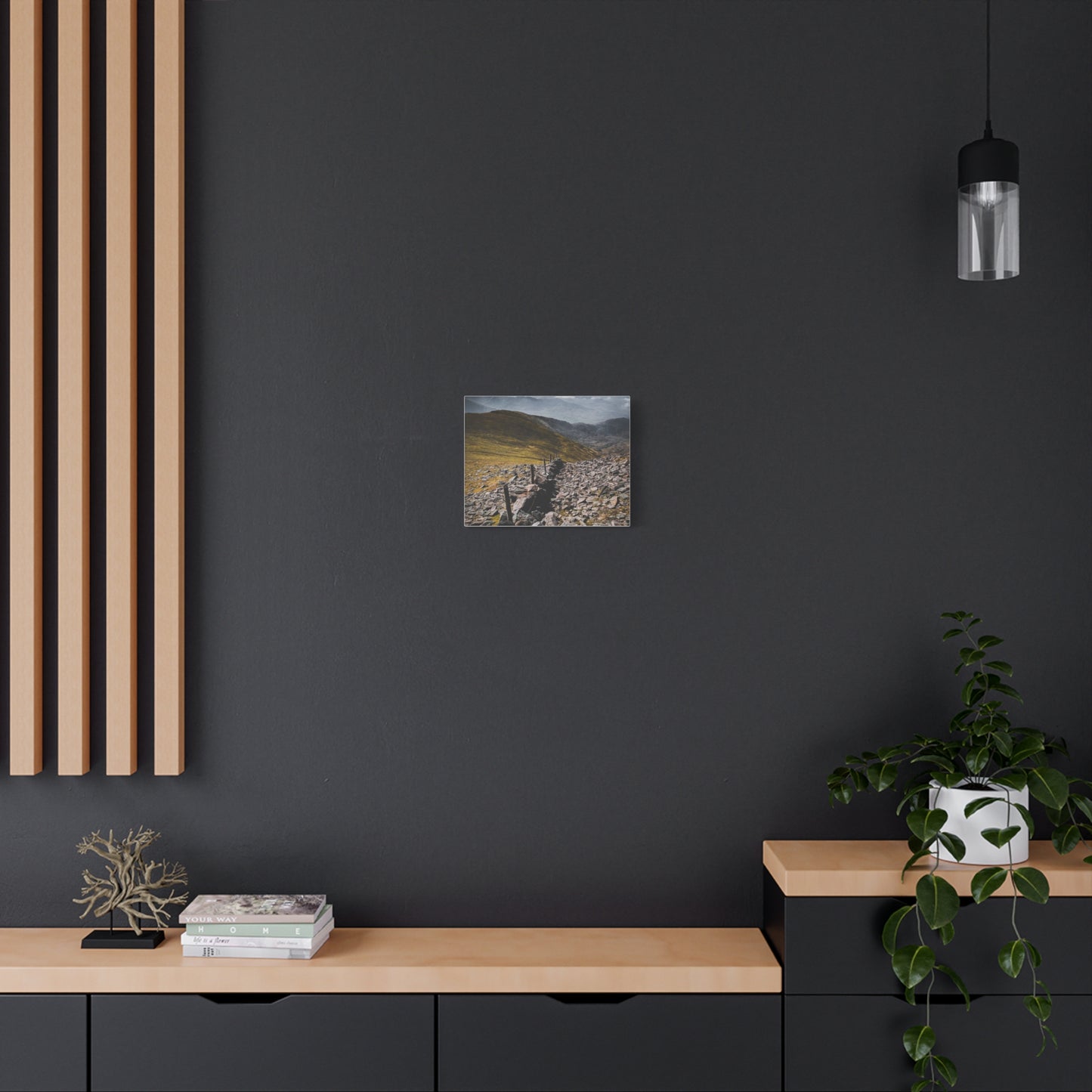 Wall in Mountains Matte Canvas, Stretched, 1.25"