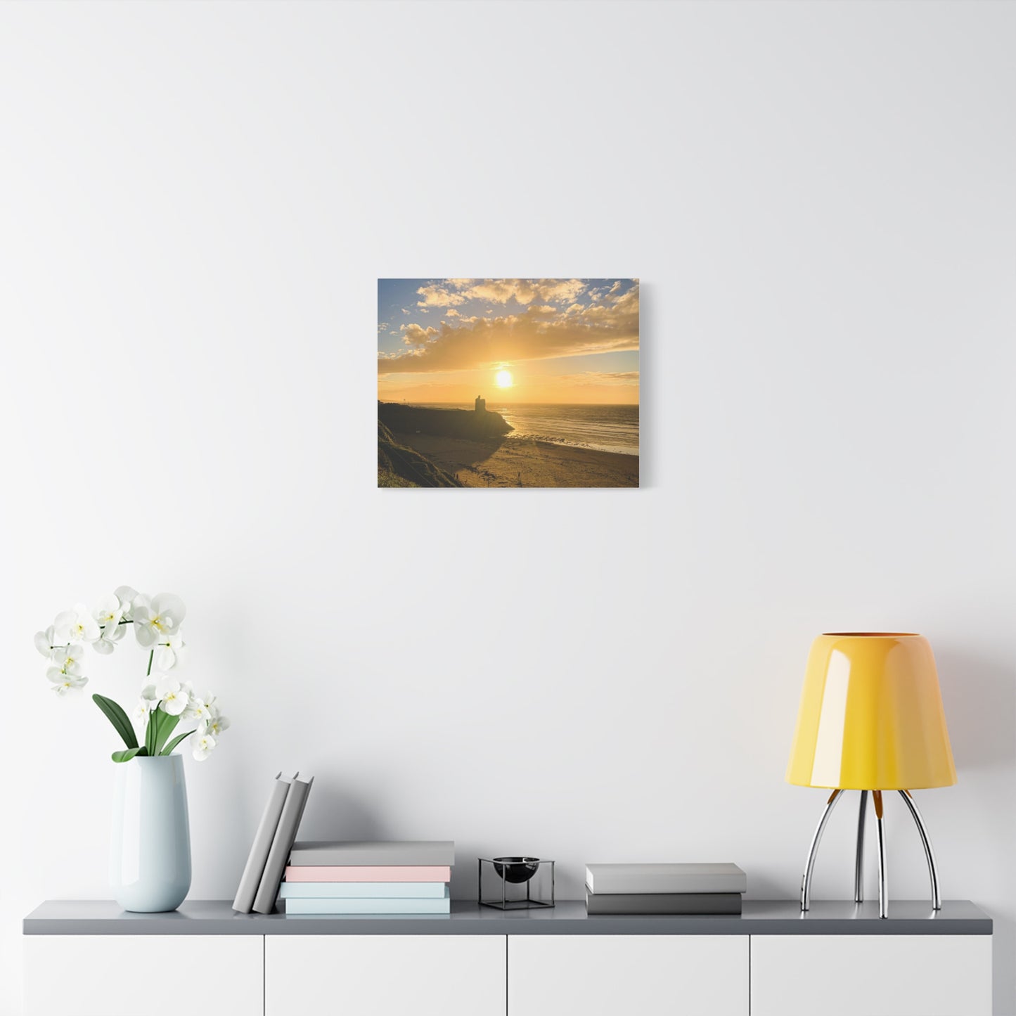 Ballybunion Sunset Castle Matte Canvas, Stretched, 1.25"