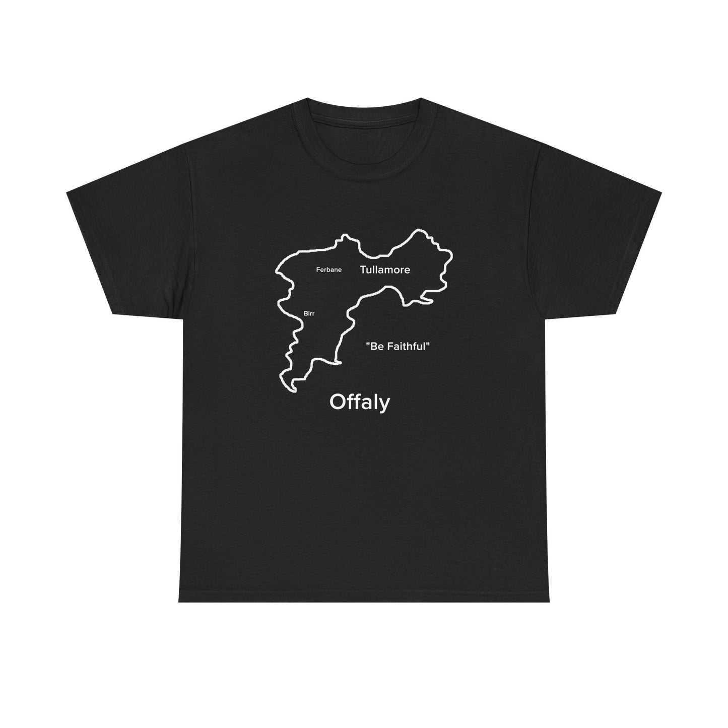 Offaly Unisex Heavy Cotton T-Shirt Black Edition