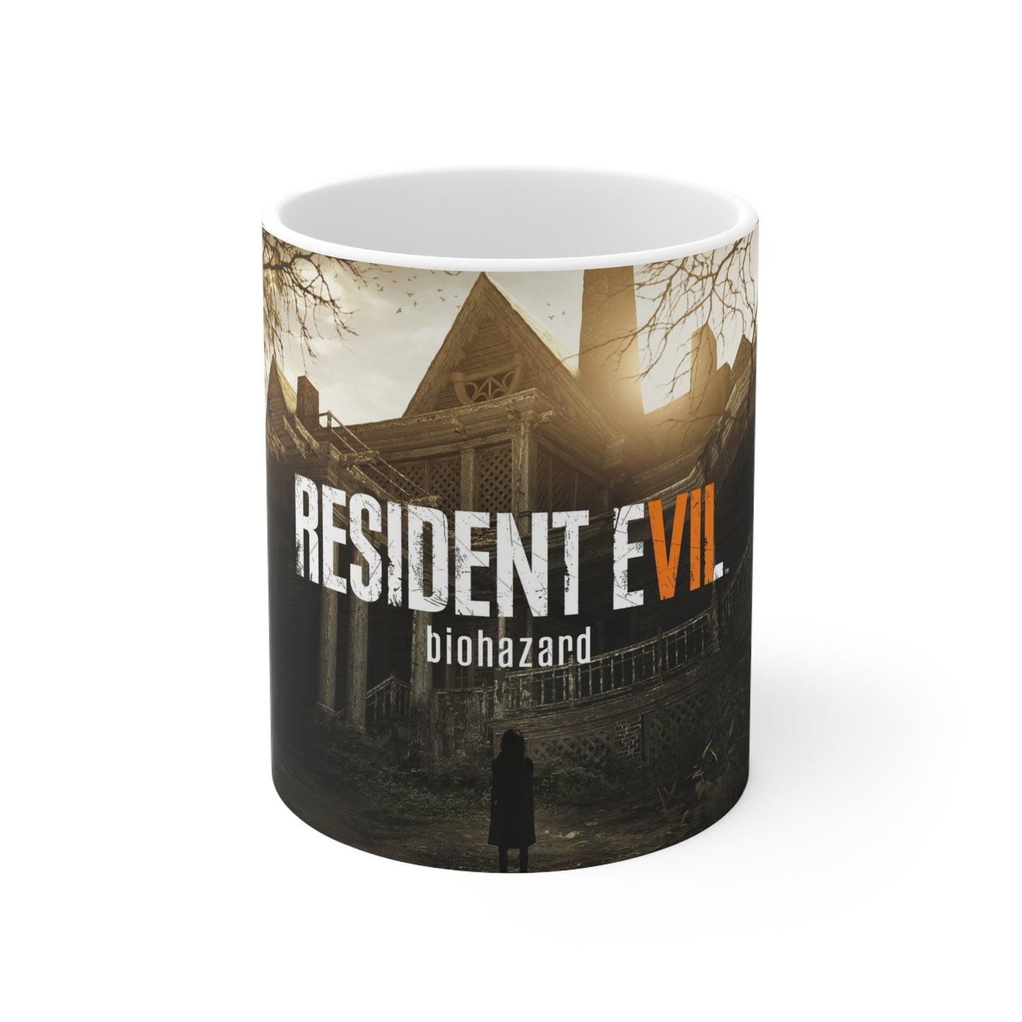 Resident Evil Biohazard Ceramic Coffee Cup - Scary Mug for Gamers (11oz & 15oz)
