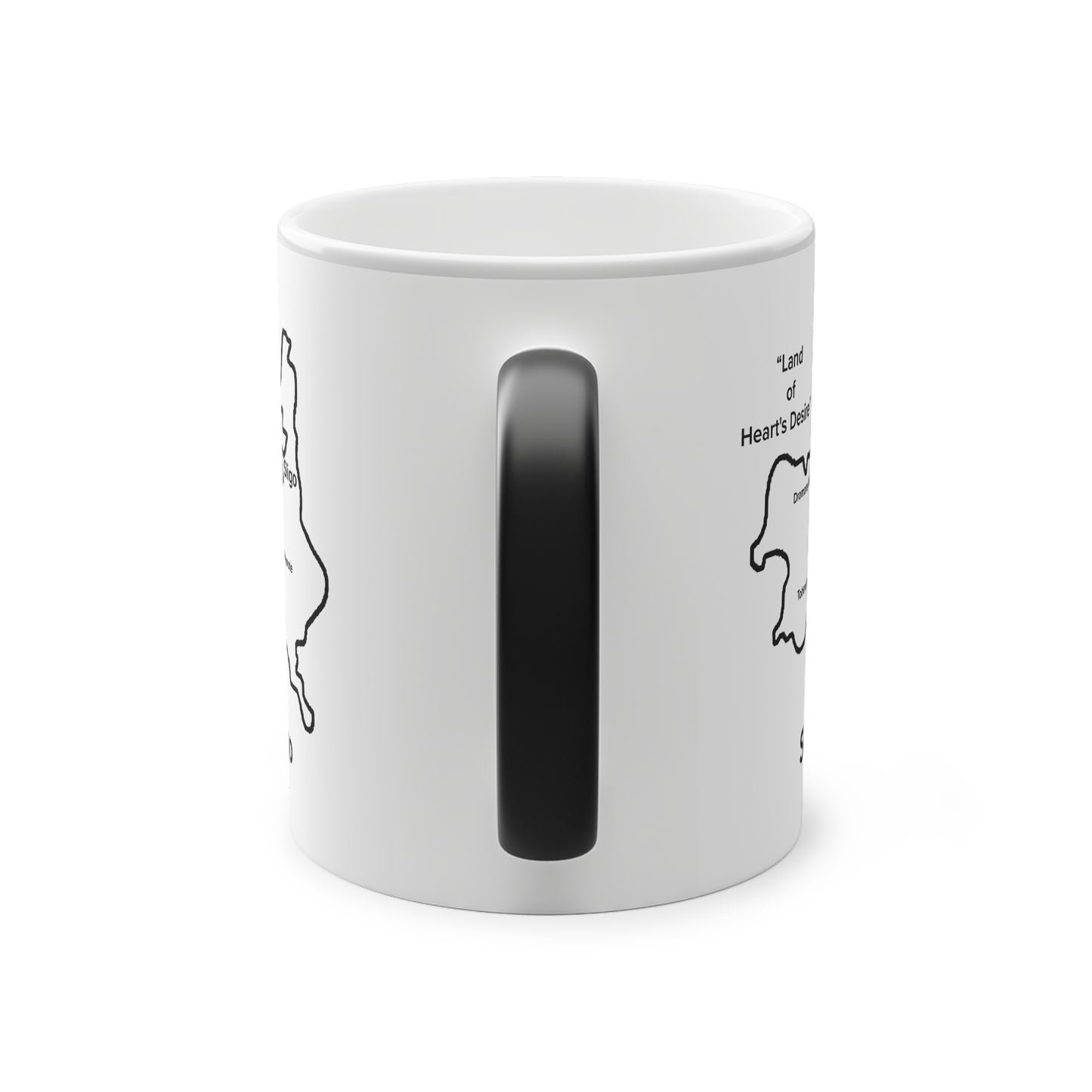 Sligo Magic Mug: Color - Changing Coffee Cup with Artistic Map Design