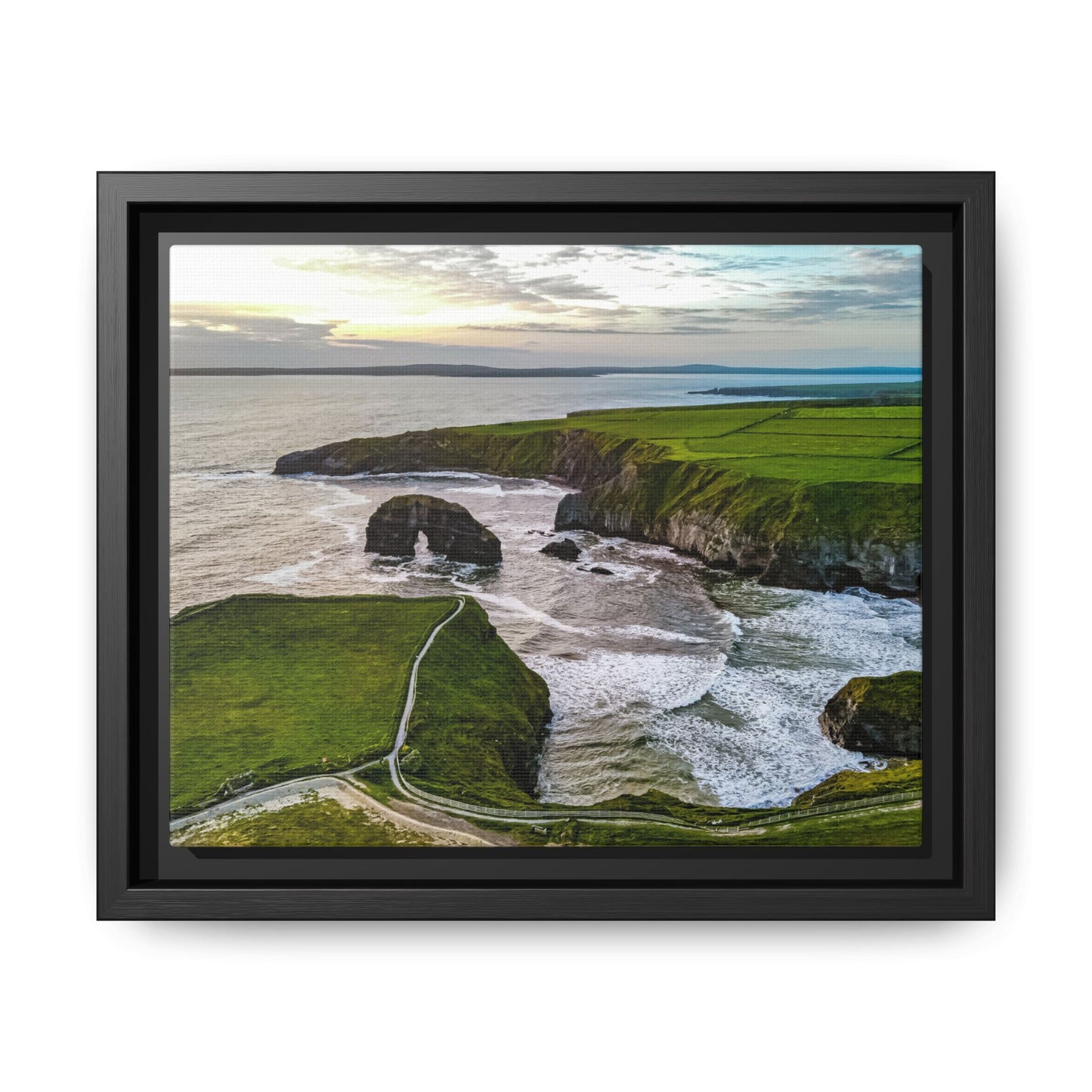 Virgin Rock Matte Canvas, Framed (Multi-color)