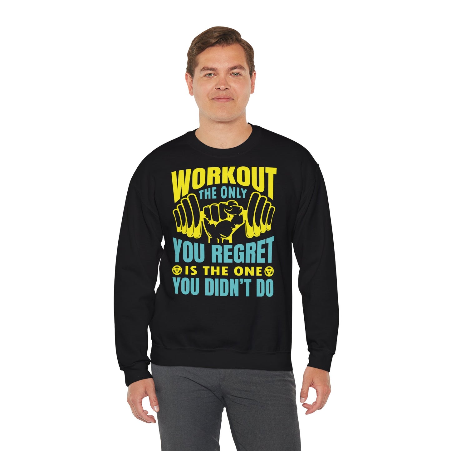 Workout Motivation Crewneck Sweatshirt - Unisex Heavy Blend
