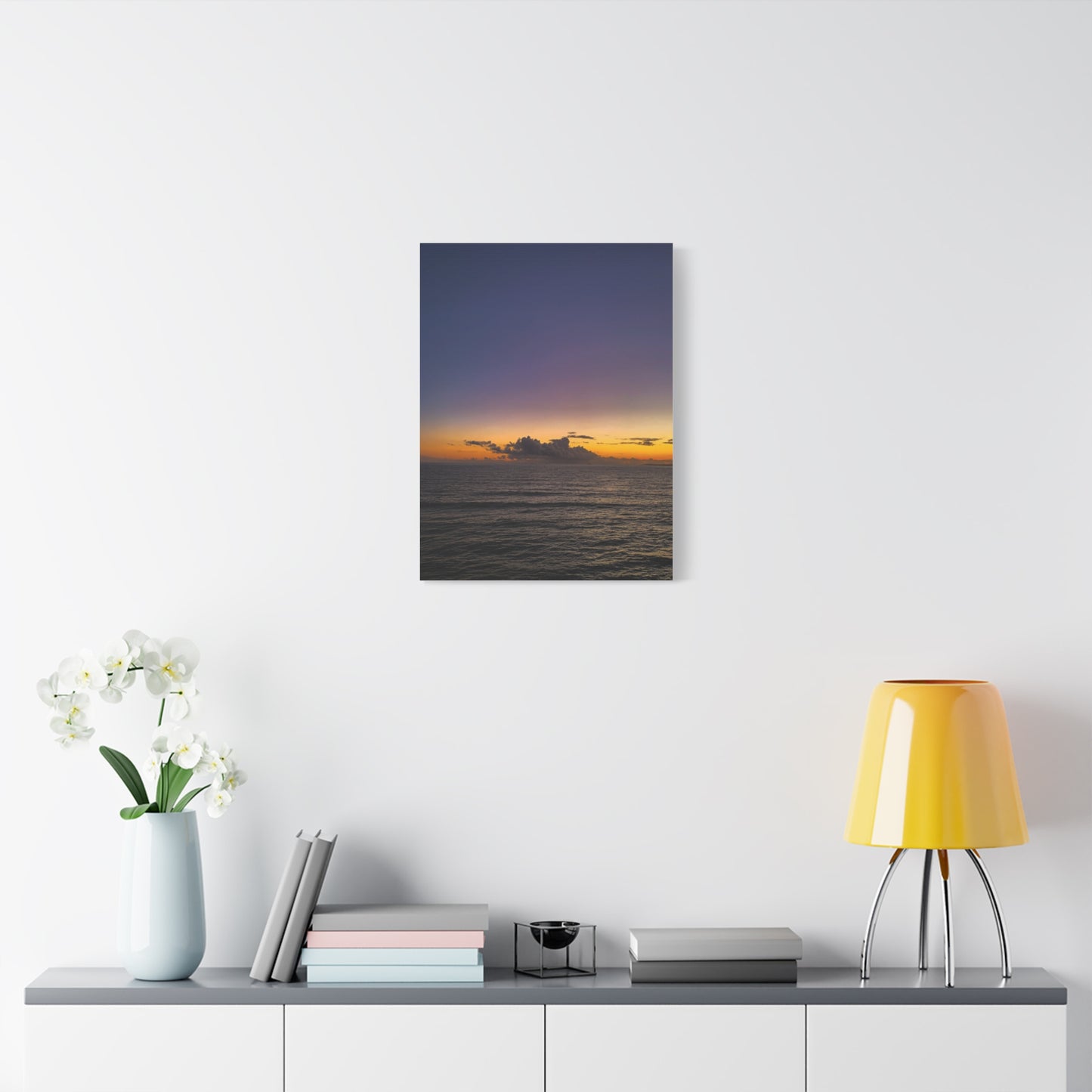 Sunset in Ocean 2 Matte Canvas, Stretched, 1.25"