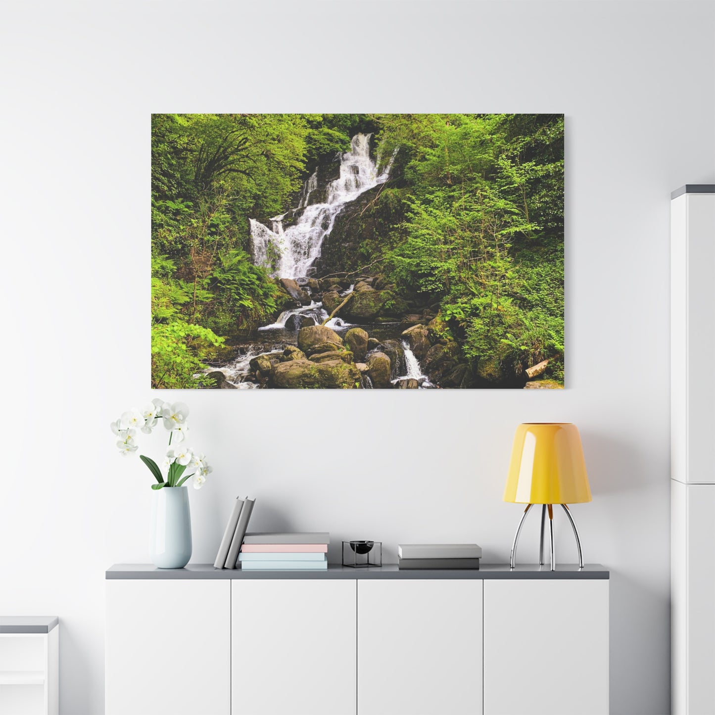 Torc waterfall Matte Canvas, Stretched, 1.25"