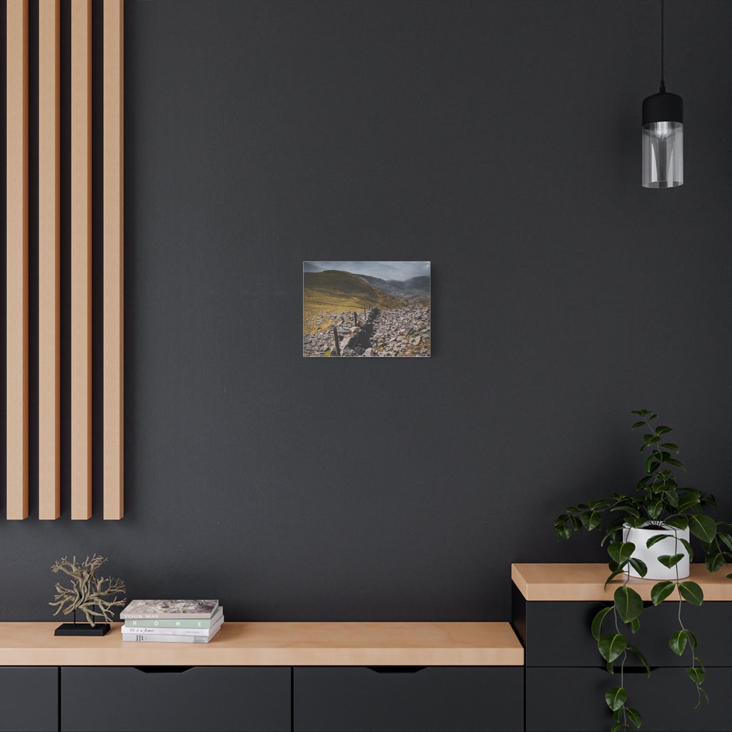 Wall in Mountains Matte Canvas, Stretched, 1.25"