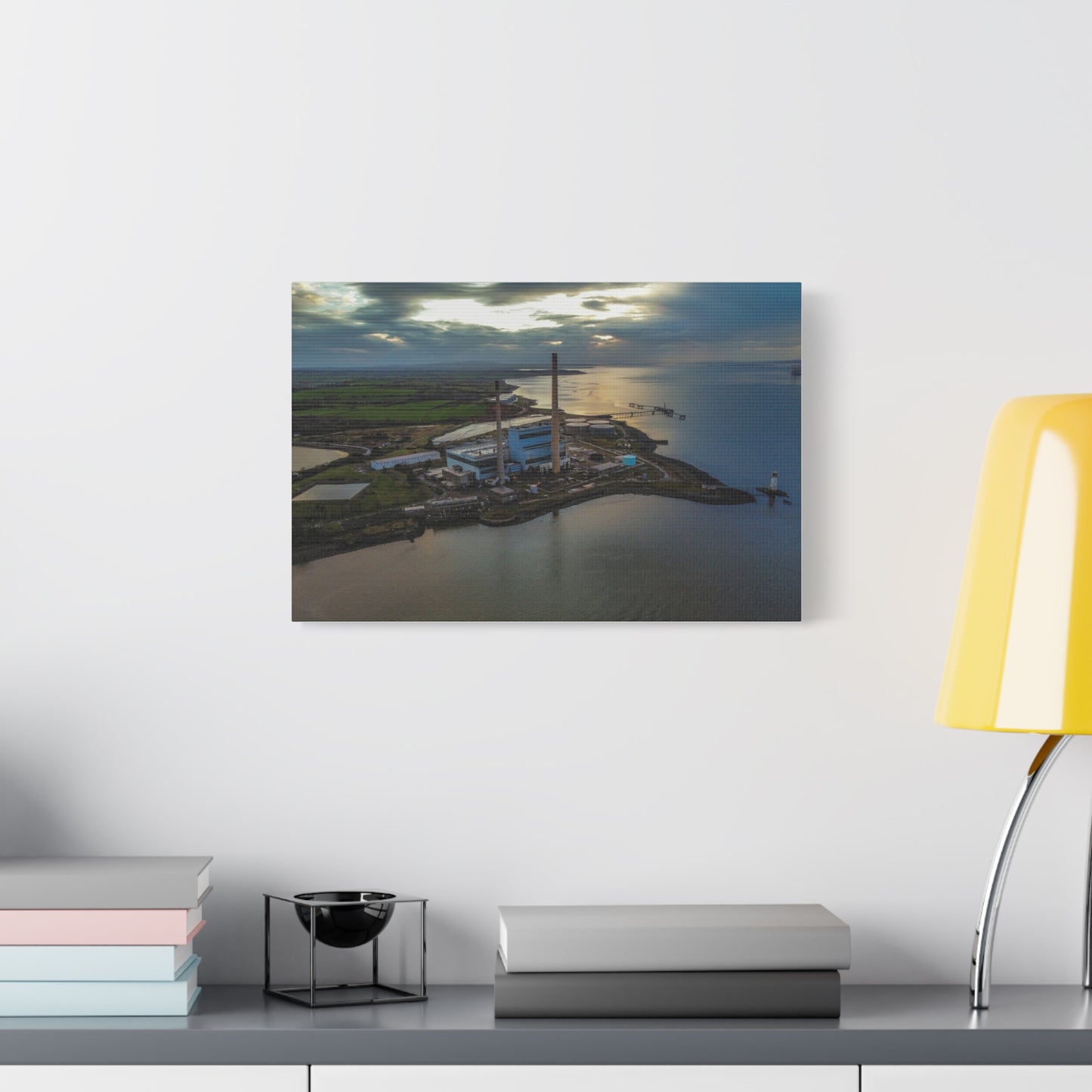 Tarbert Power Station Matte Canvas, Stretched, 1.25"