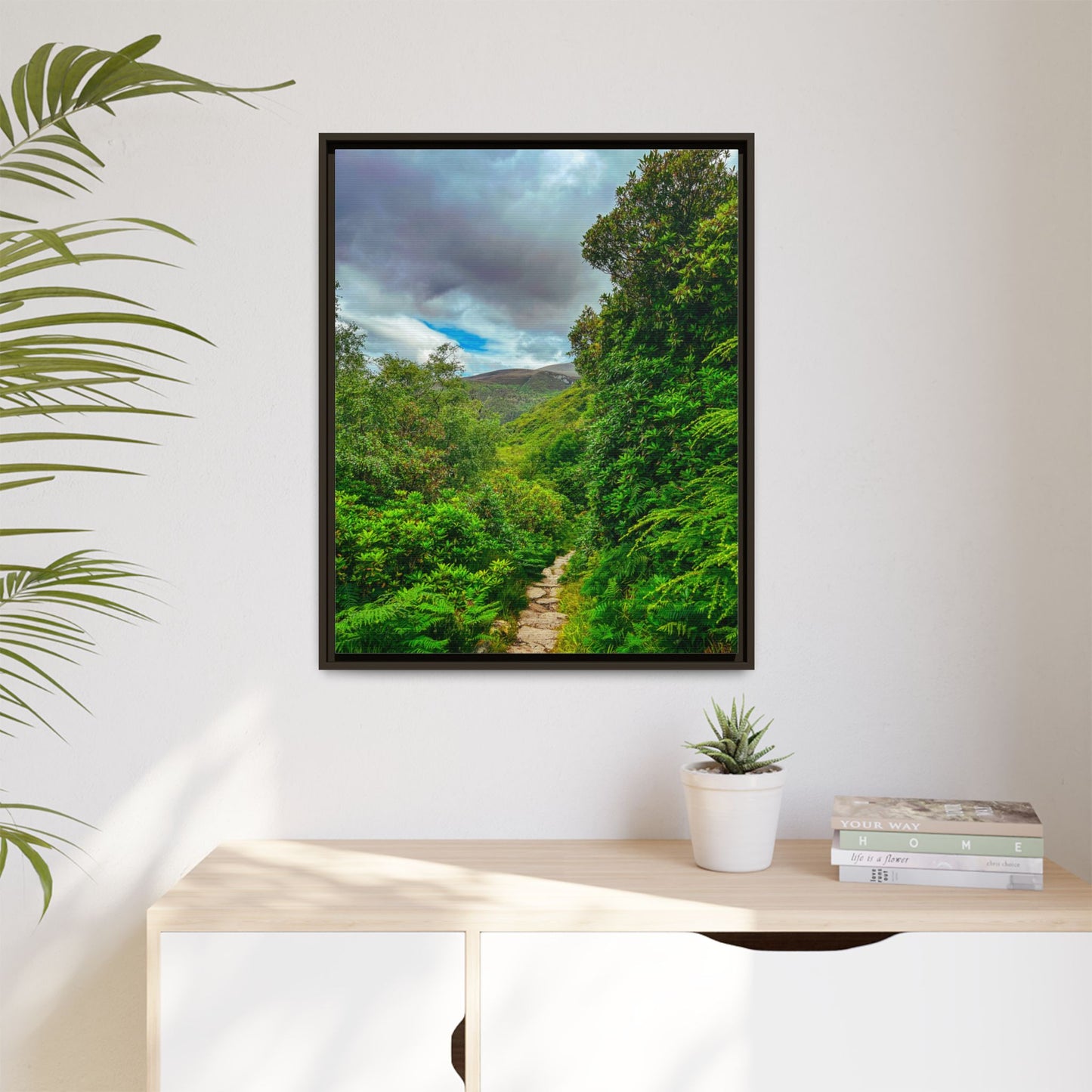 Torc Trail Matte Canvas, Framed (Multi-color)