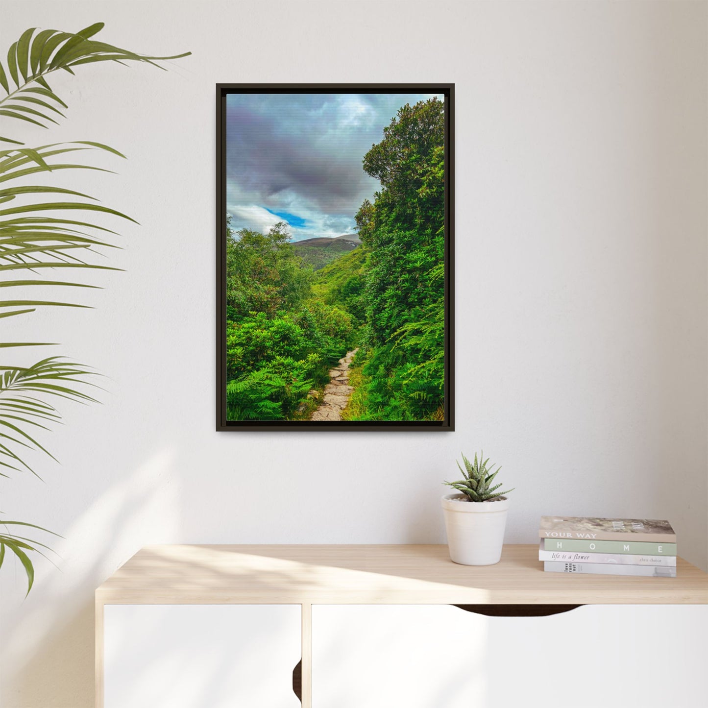 Torc Trail Matte Canvas, Framed (Multi-color)