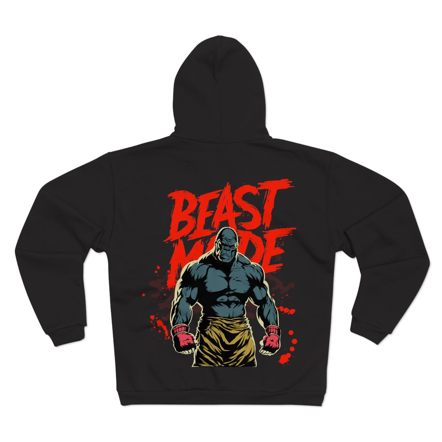 Beast Mode Unisex Zip Hoodie - Perfect for Fitness Lovers | Gym Apparel