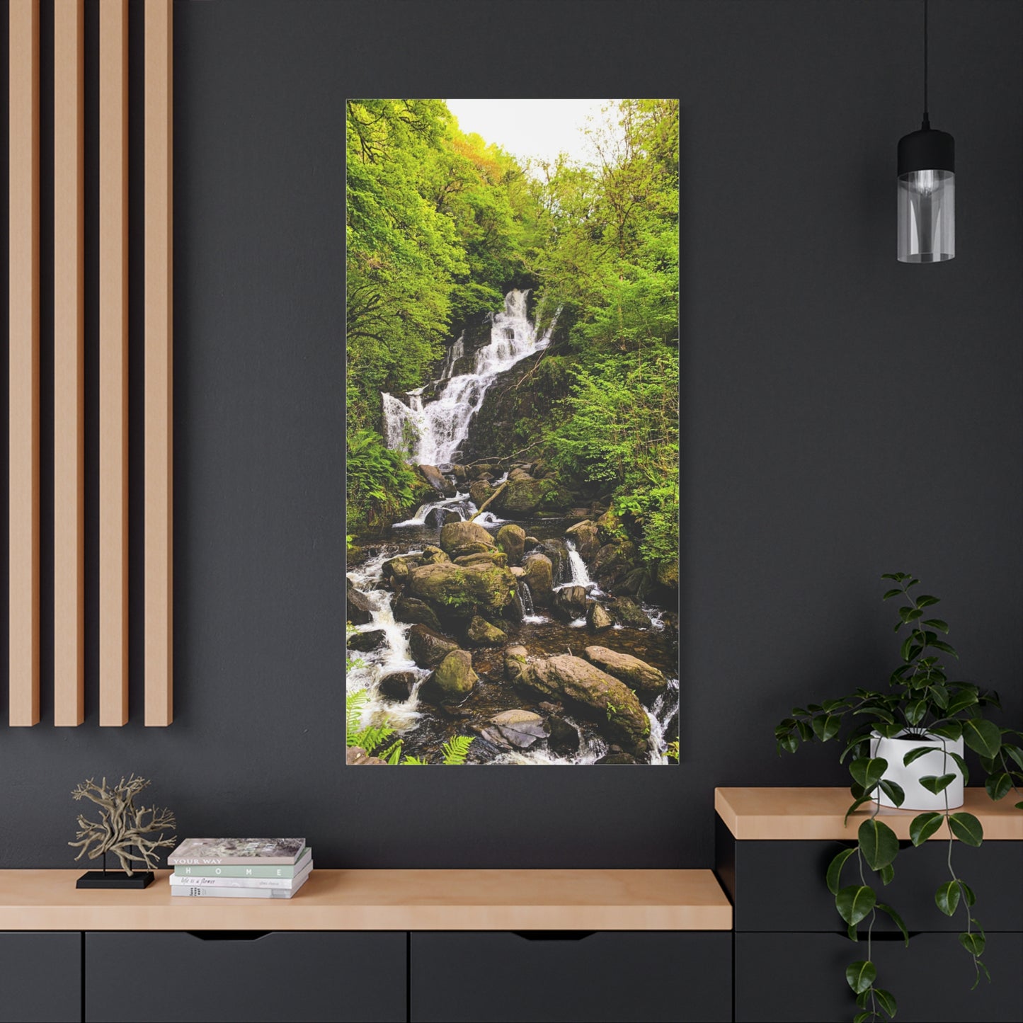 Torc waterfall Matte Canvas, Stretched, 1.25"