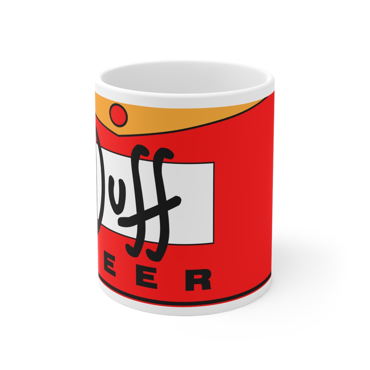 Duff Beer Ceramic Coffee Cups - Fun and Quirky 11oz & 15oz Mugs for Fans