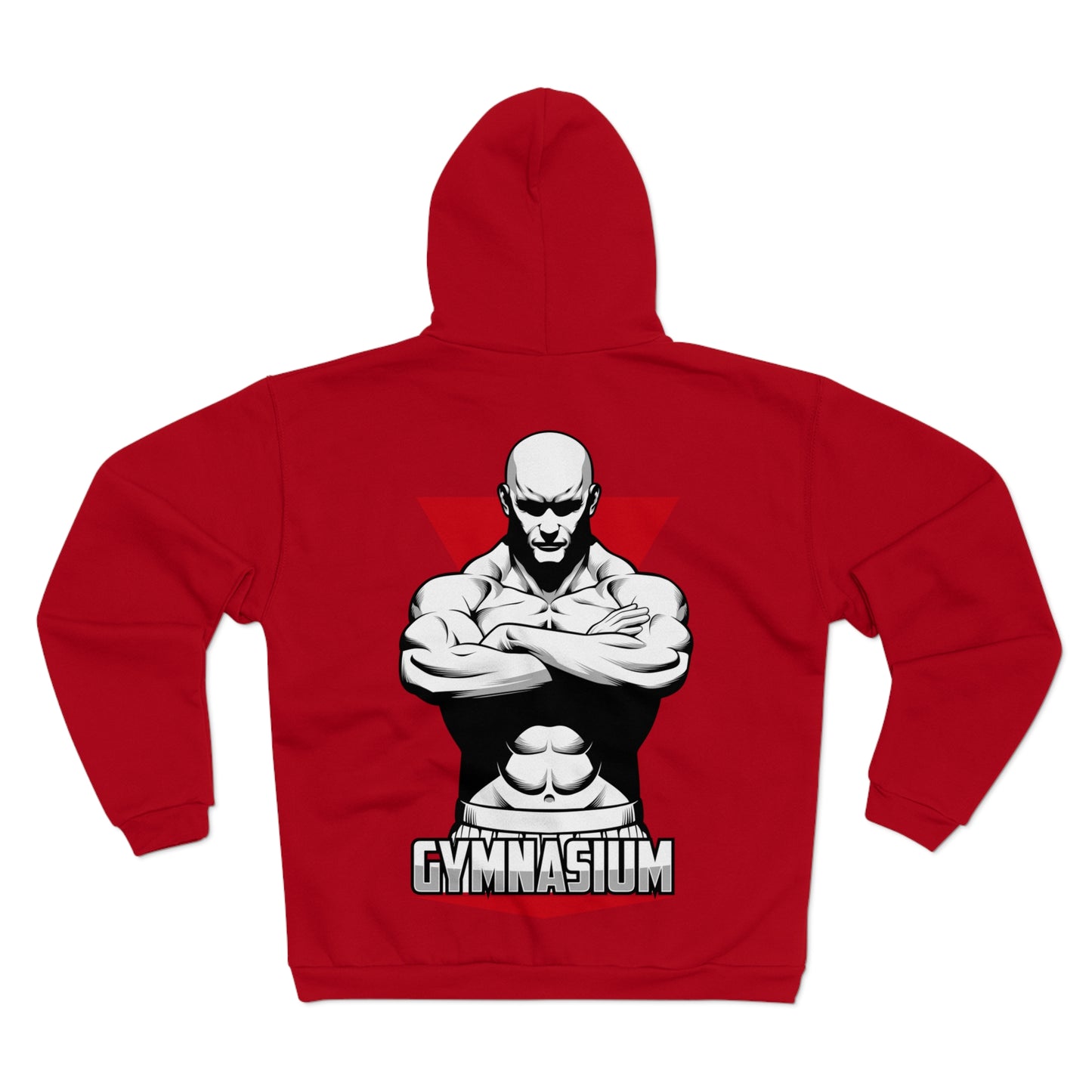 Gym Motivation Unisex Hooded Zip Sweatshirt - Bold Design for Fitness Enthusiasts