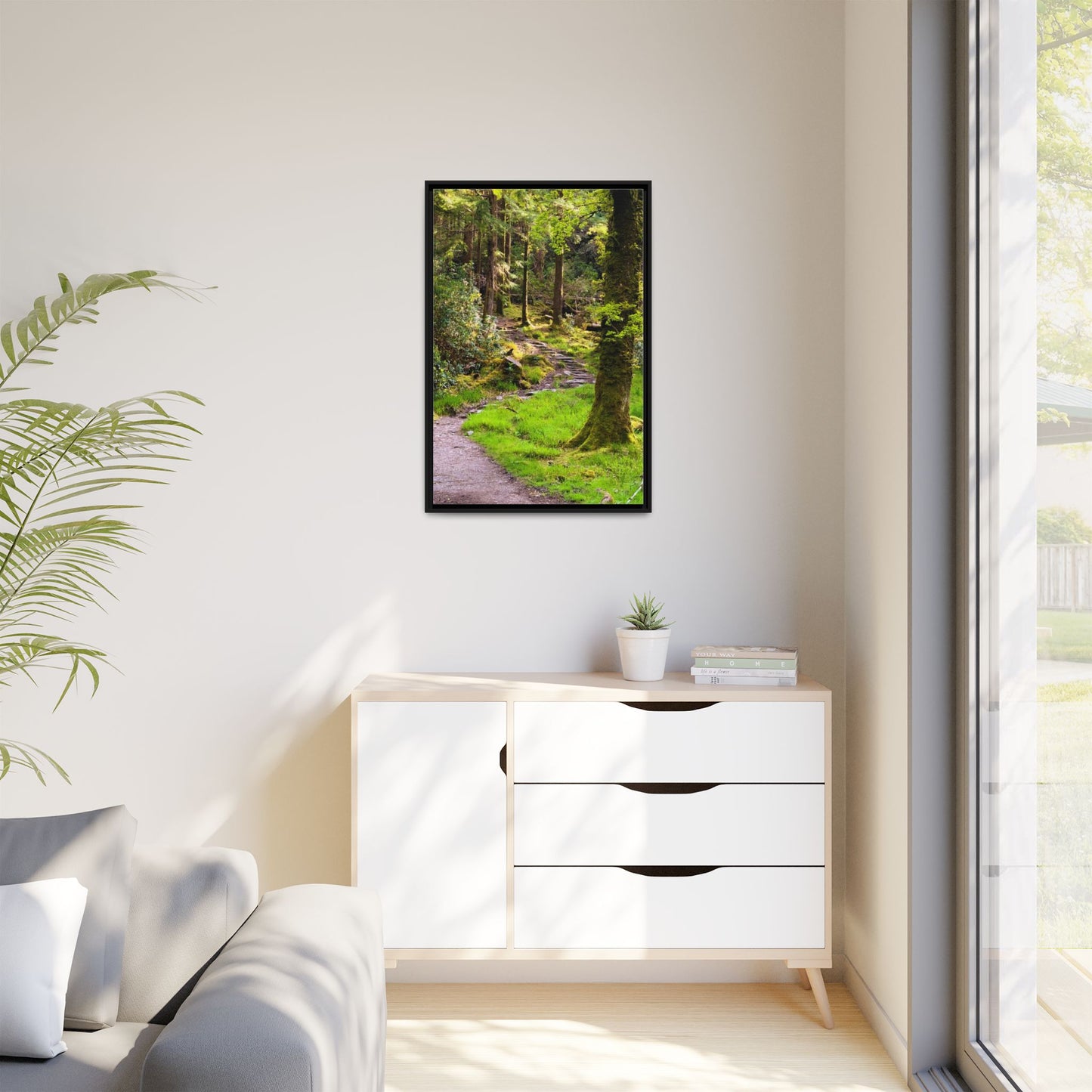 Torc Trail Matte Canvas, Framed (Multi-color)