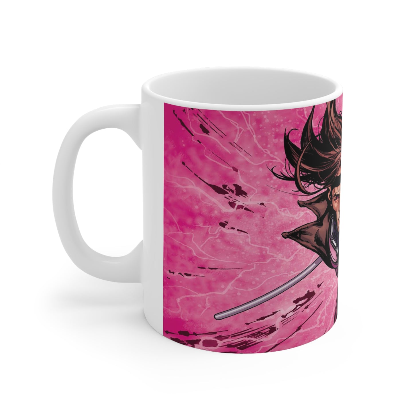 Gambit Inspired Ceramic Coffee Cups - 11oz & 15oz | Superhero Mug for Dreamers & Fans