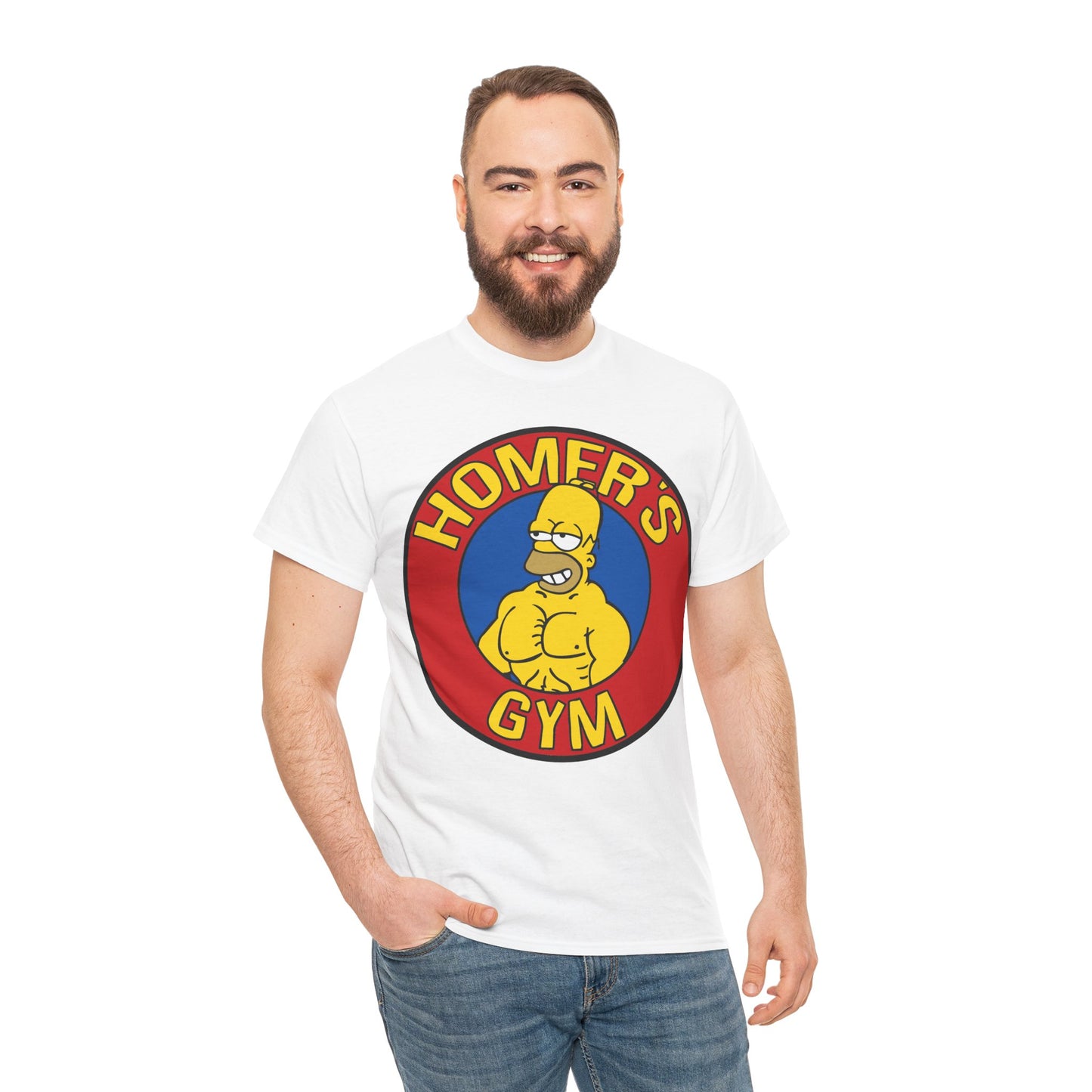 Homer Gym Unisex Heavy Cotton Tee