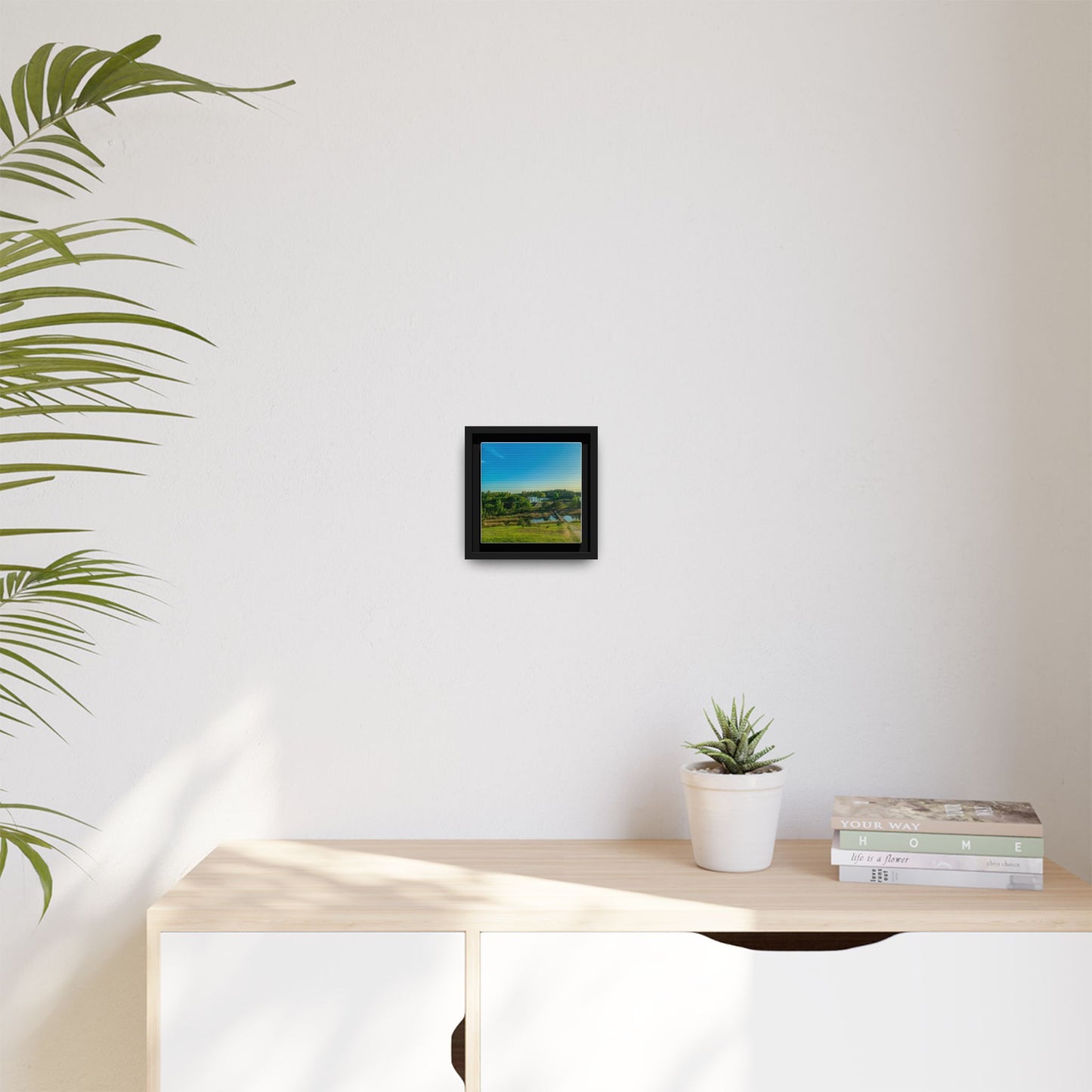 Zageres Lake Matte Canvas, Framed (Multi-color)