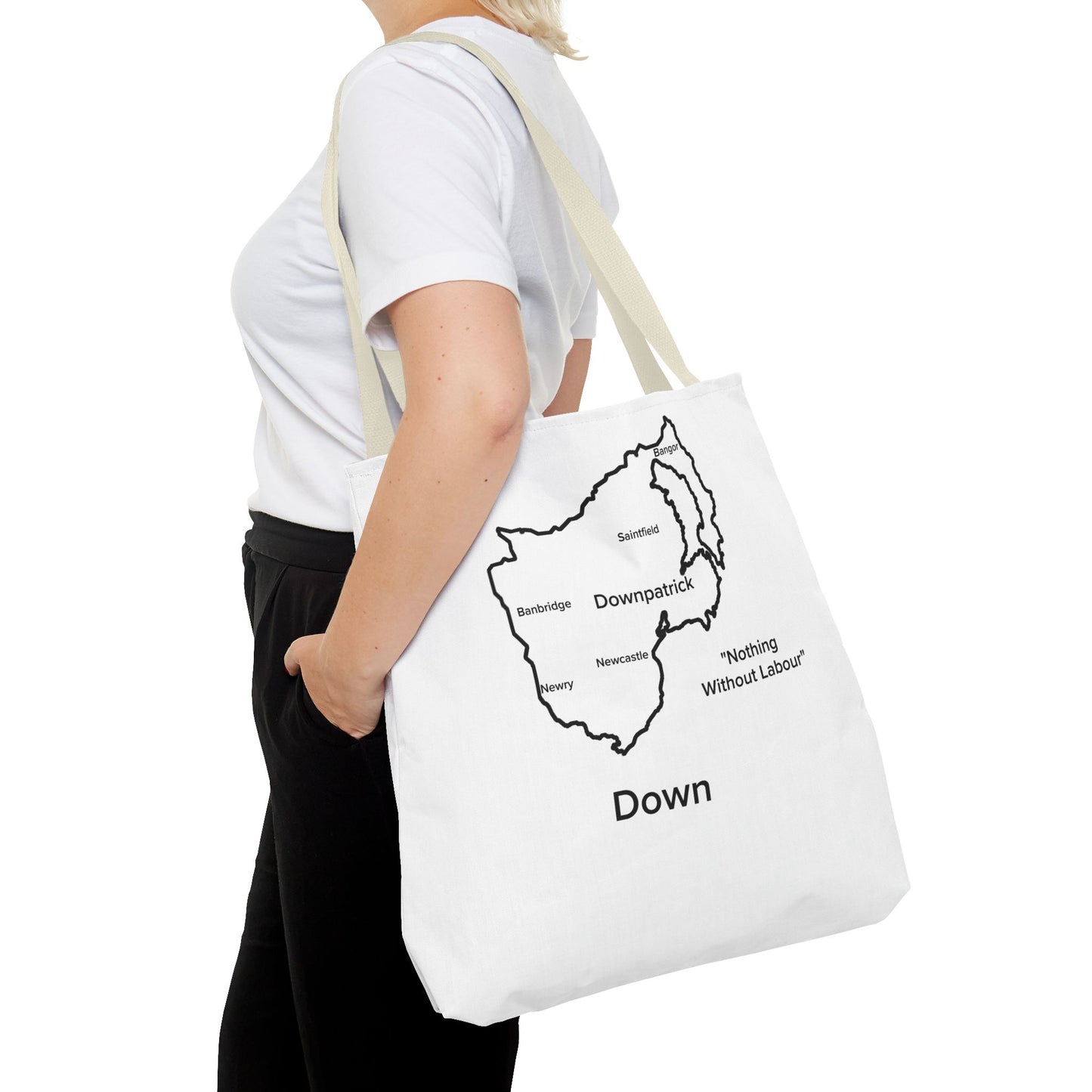 Down Tote Bag White Edition