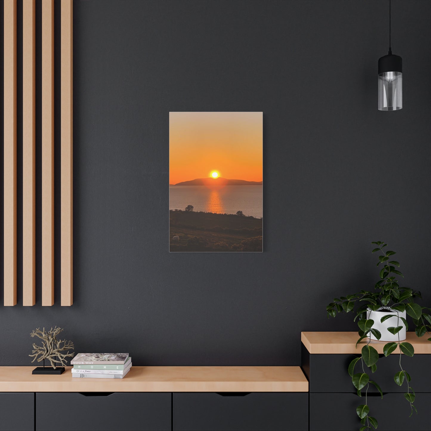 Sunset Ring of Kerry Matte Canvas, Stretched, 1.25"
