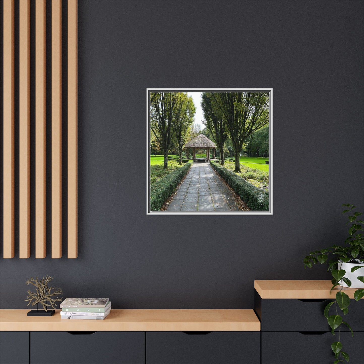 Adare Matte Canvas, Framed (Multi-color)