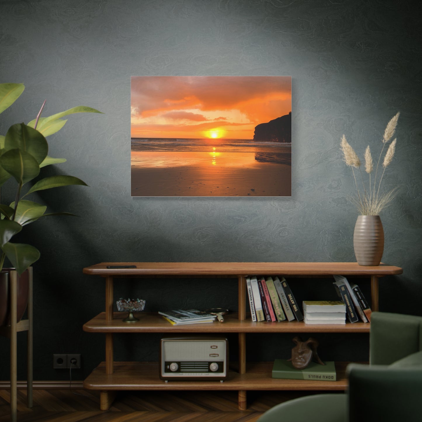 Sunset in Ballybunion Matte Canvas, Stretched, 1.25"