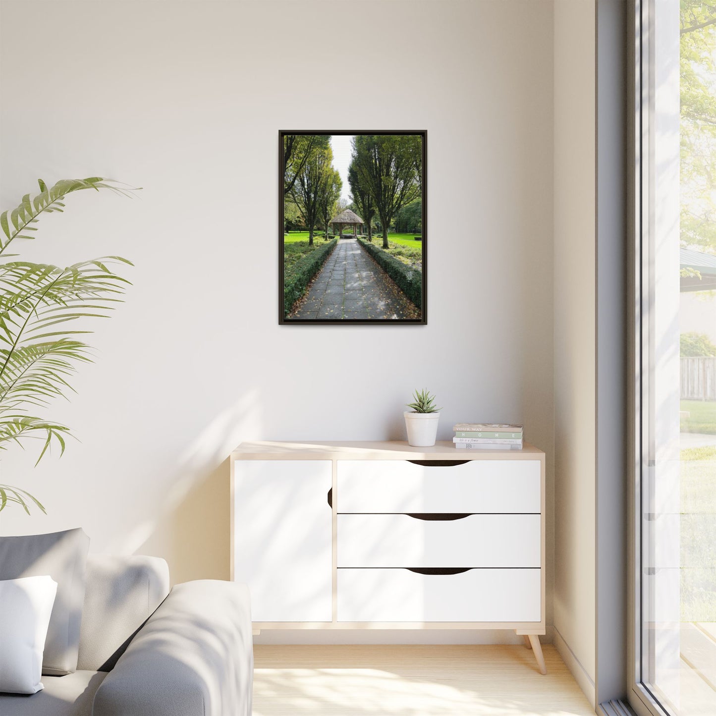 Adare Matte Canvas, Framed (Multi-color)