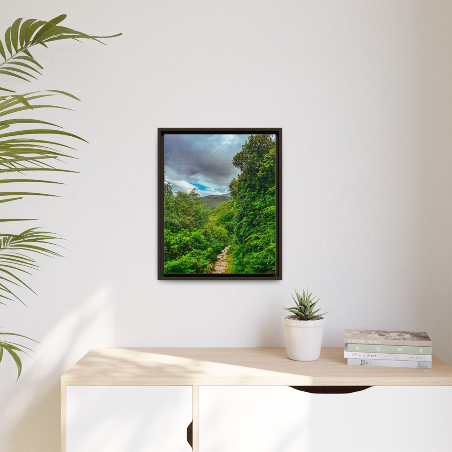Torc Trail Matte Canvas, Framed (Multi-color)