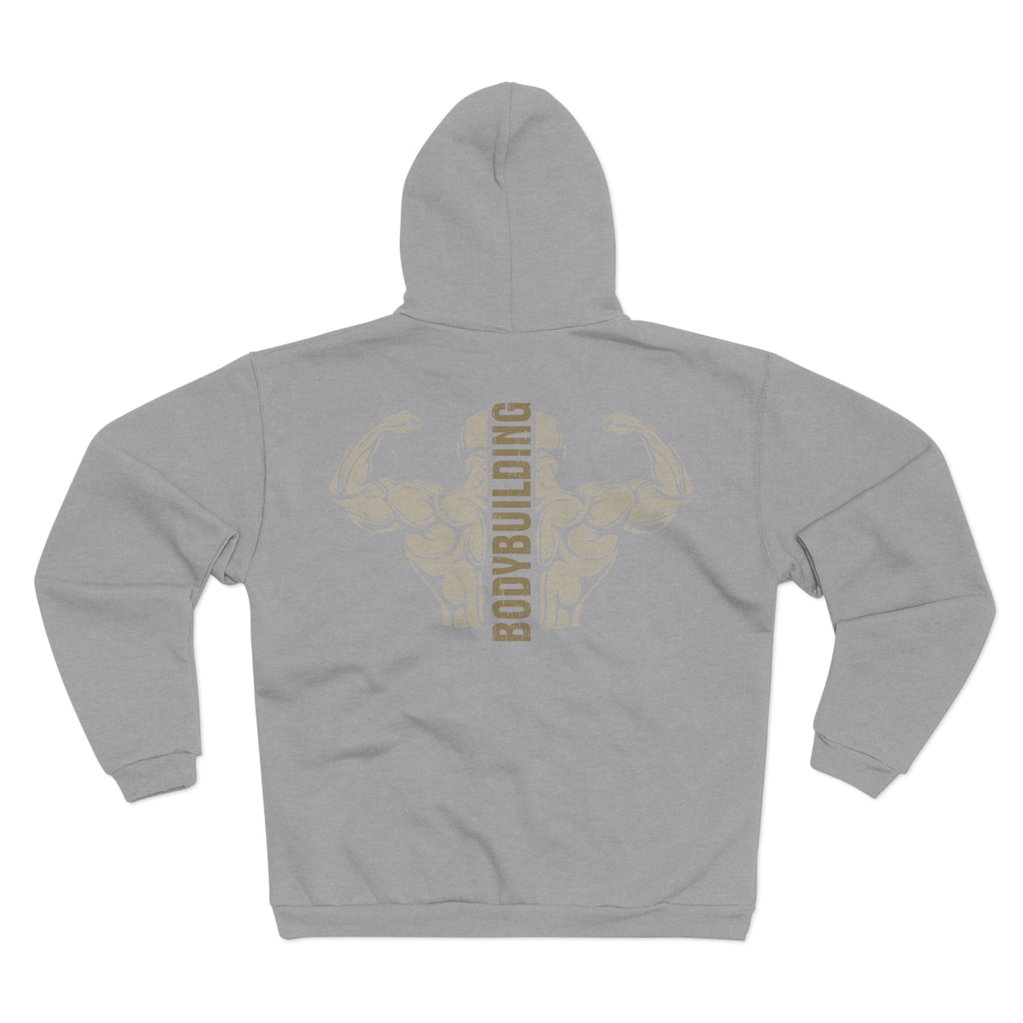 Muscle Power Unisex Zip Hoodie - Perfect for Bodybuilding Enthusiasts