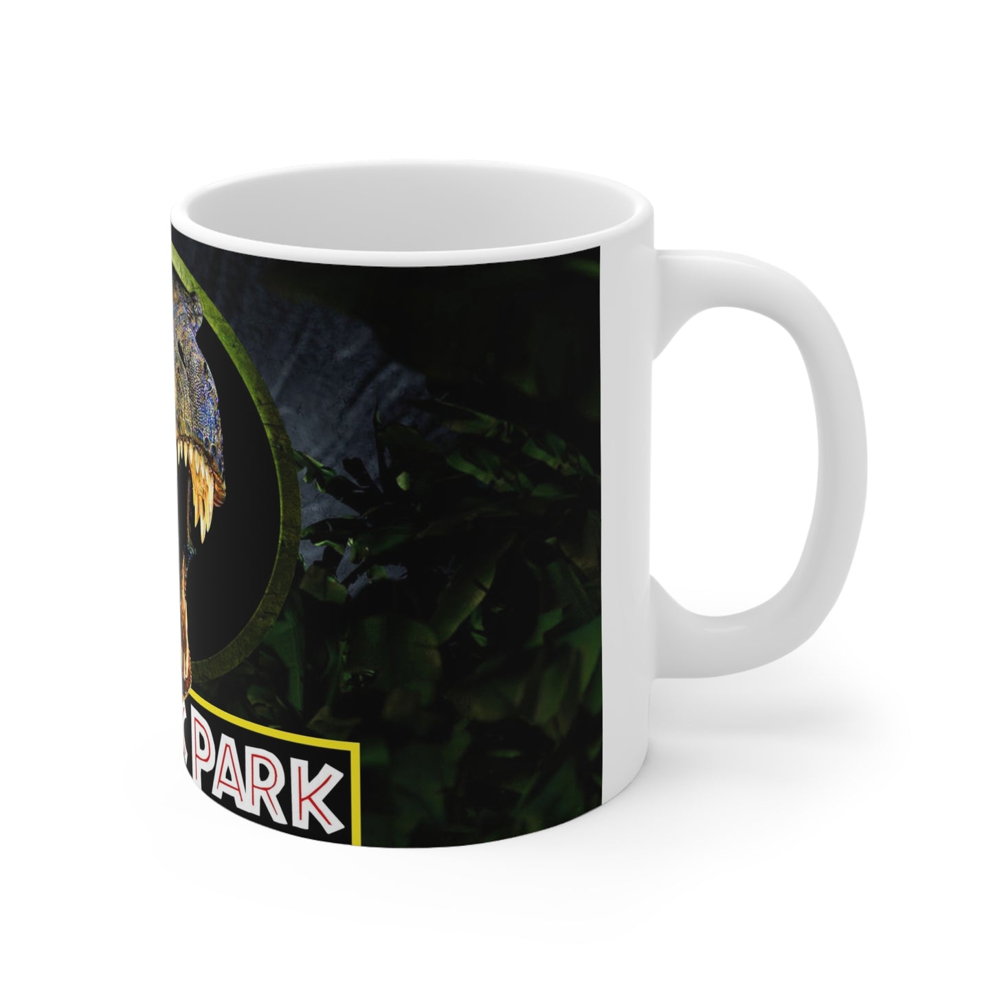Jurassic Park Ceramic Coffee Mug - 11oz & 15oz - Perfect for Dinosaur Lovers