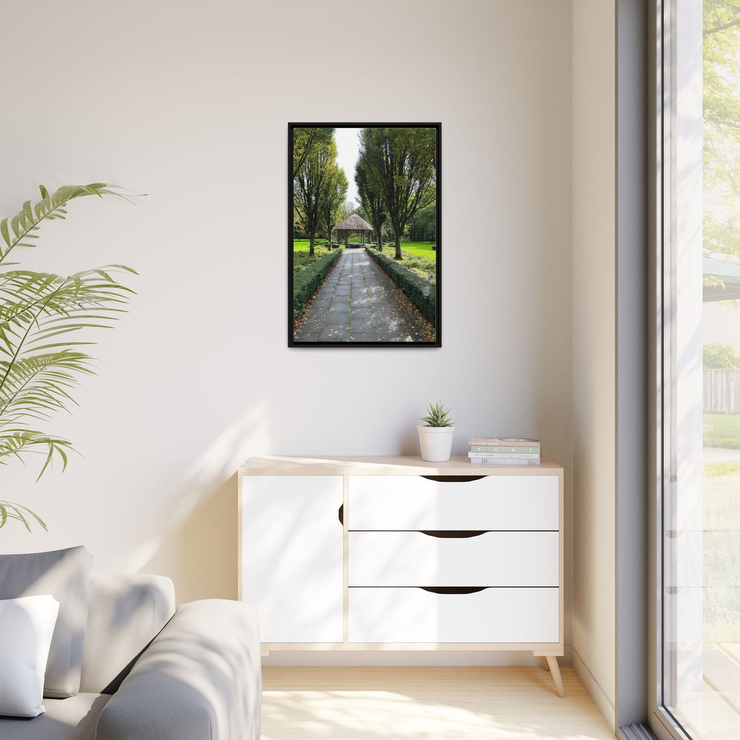 Adare Matte Canvas, Framed (Multi-color)