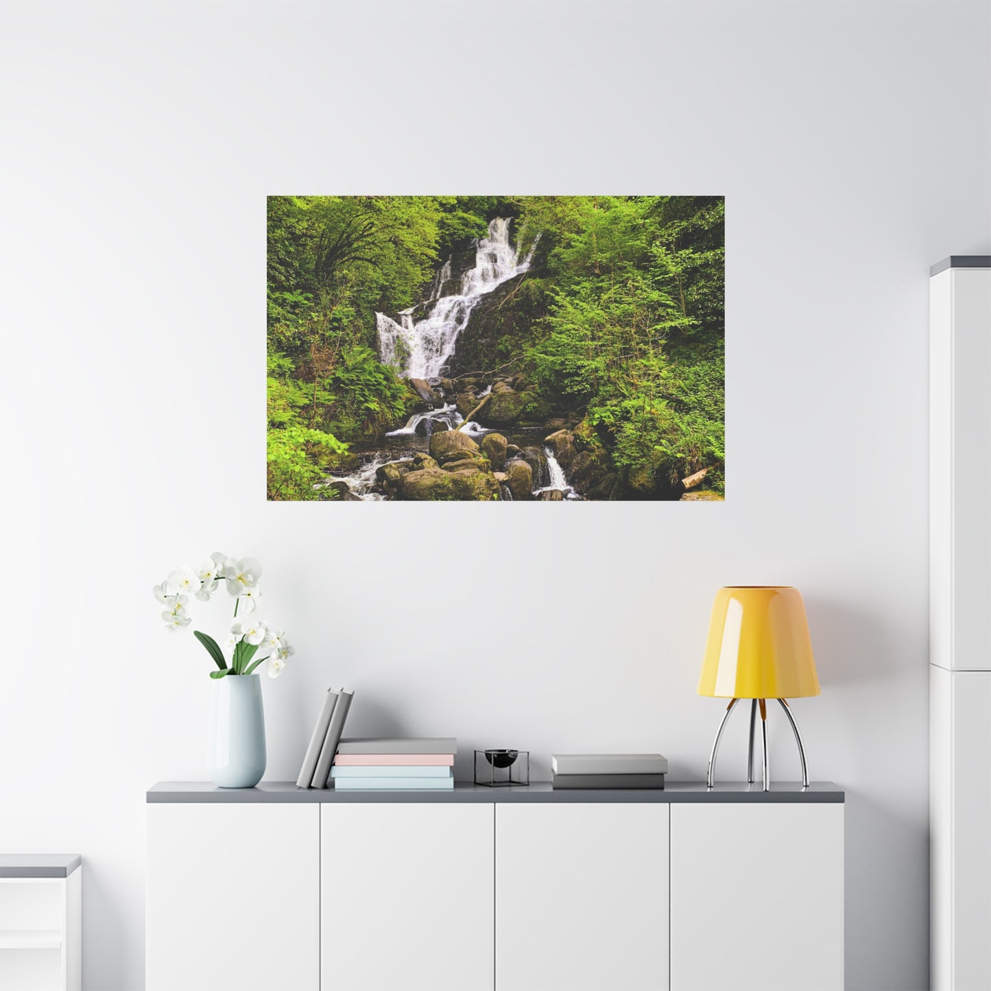 Torc waterfall Matte Canvas, Stretched, 1.25"