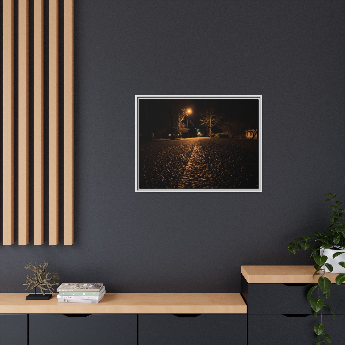 Stungiai Lithuania Matte Canvas, Framed (Multi-color)