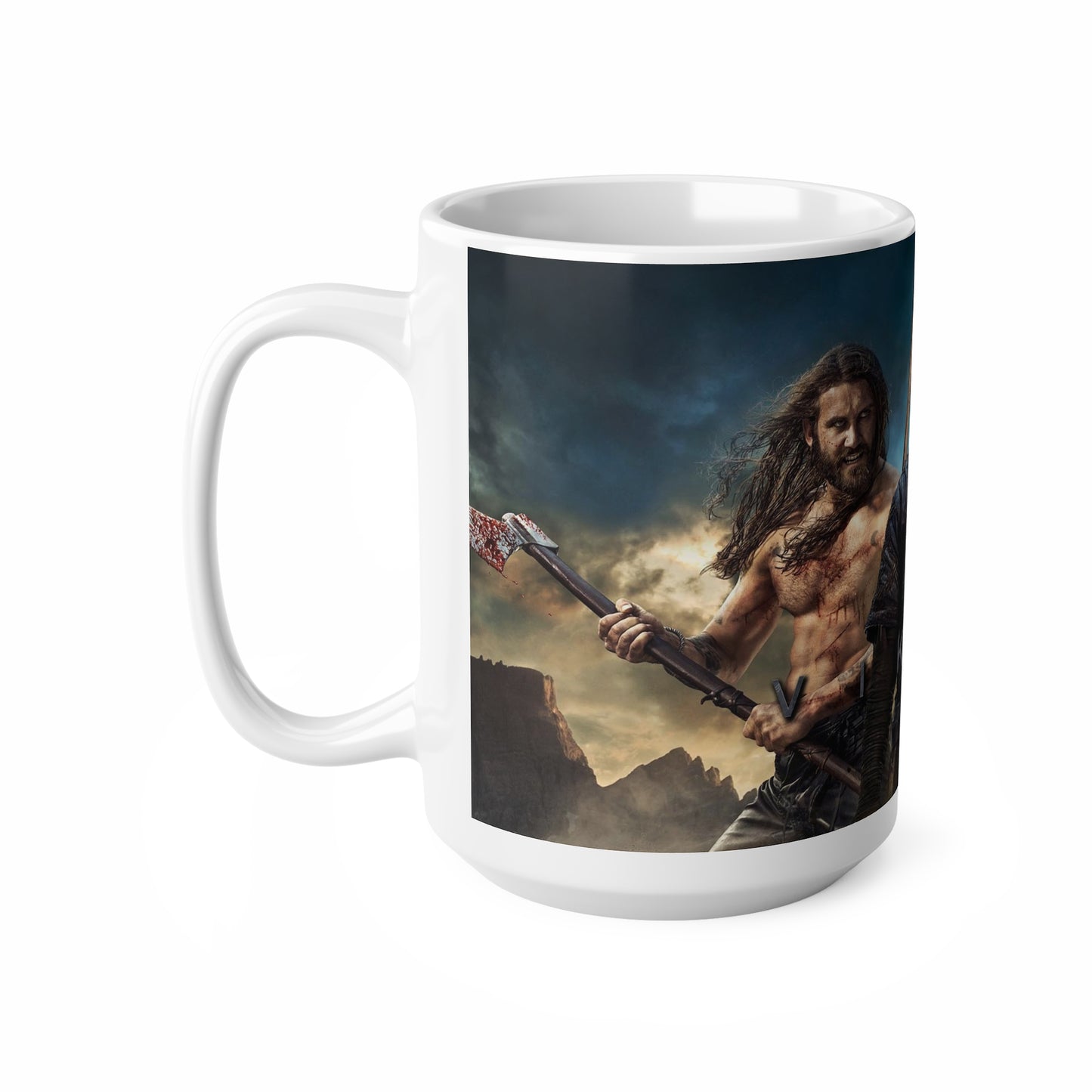 Vikings-Themed Ceramic Coffee Cups - 11oz & 15oz, Perfect for Fans