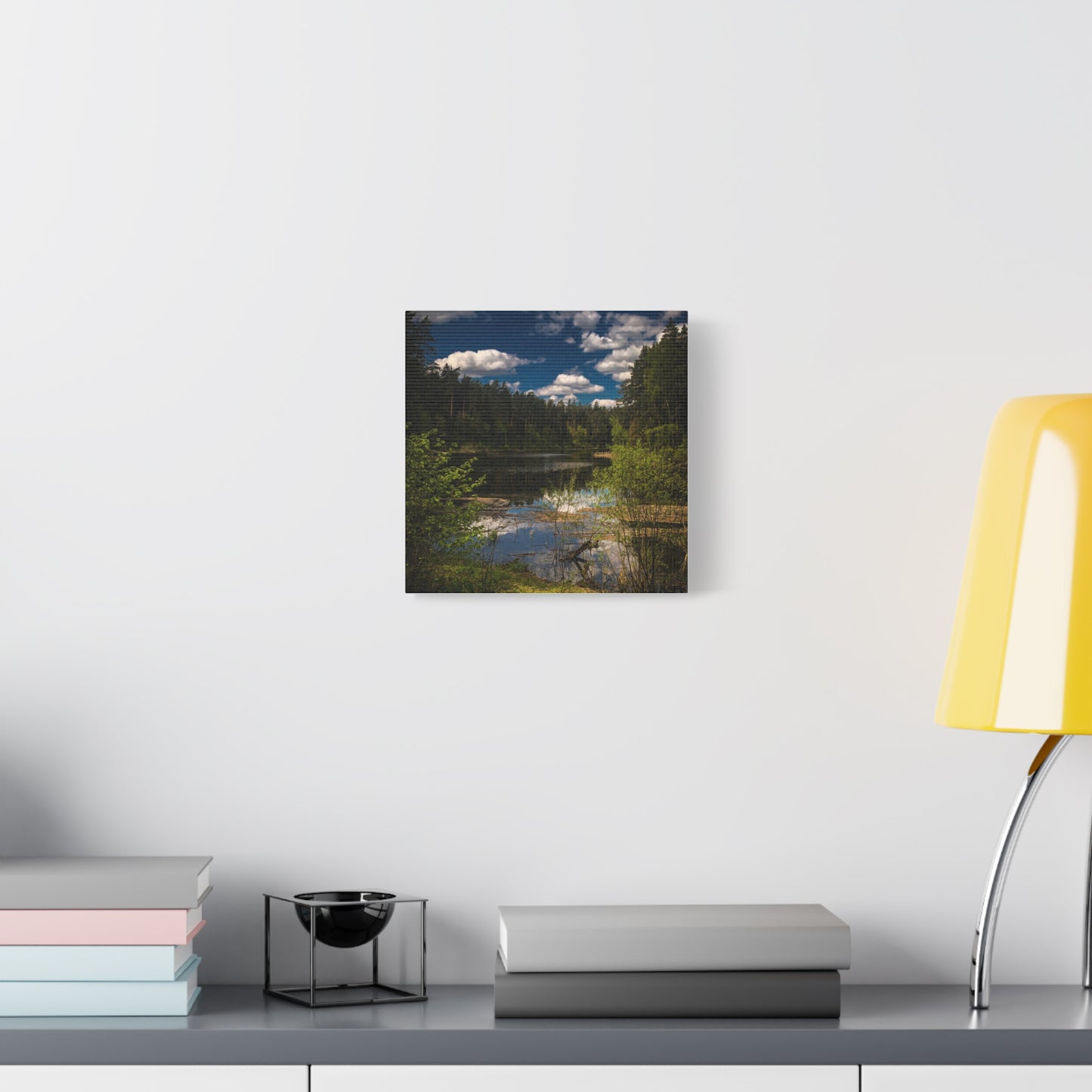 Vilnius Lake, Lithuania Matte Canvas, Stretched, 1.25"