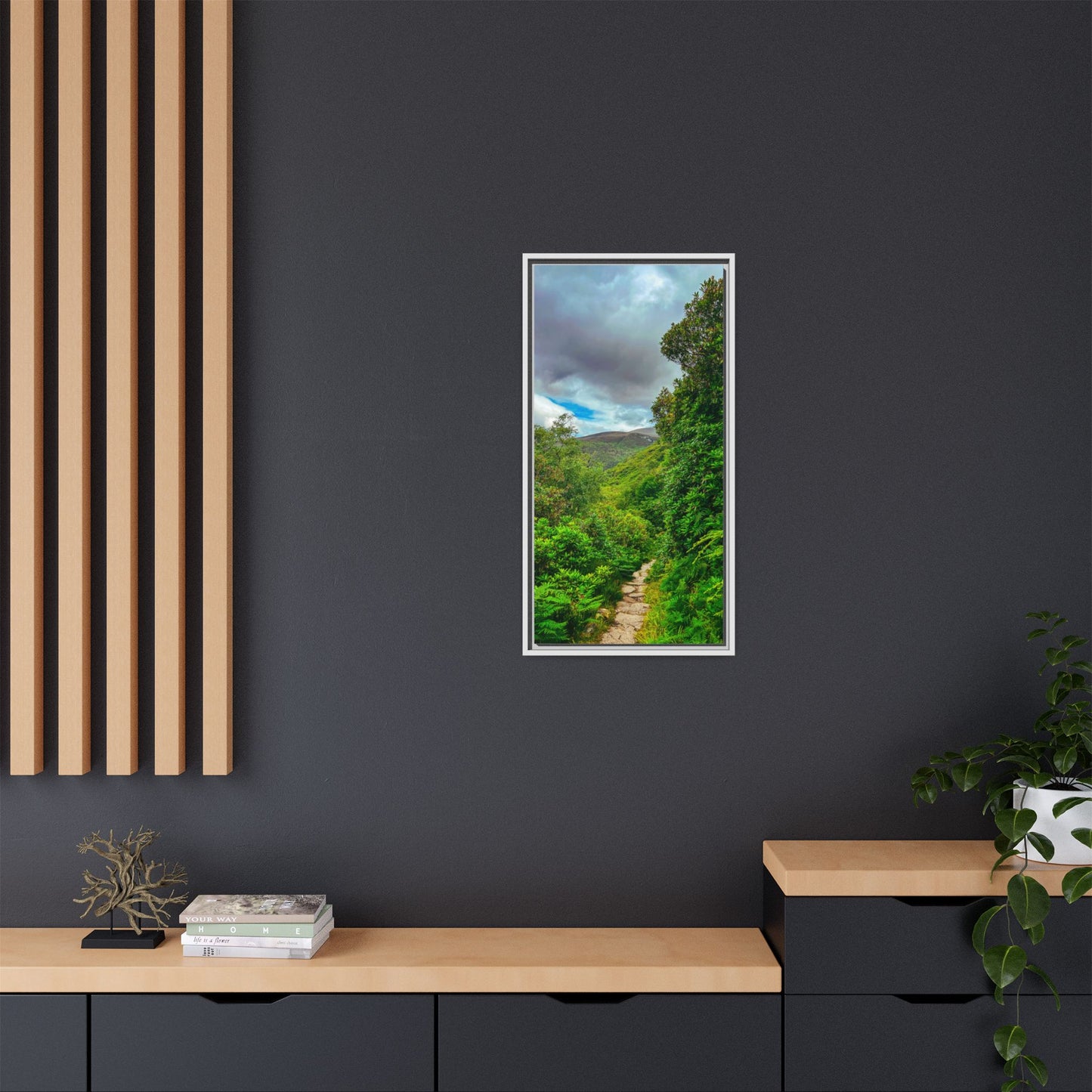 Torc Trail Matte Canvas, Framed (Multi-color)