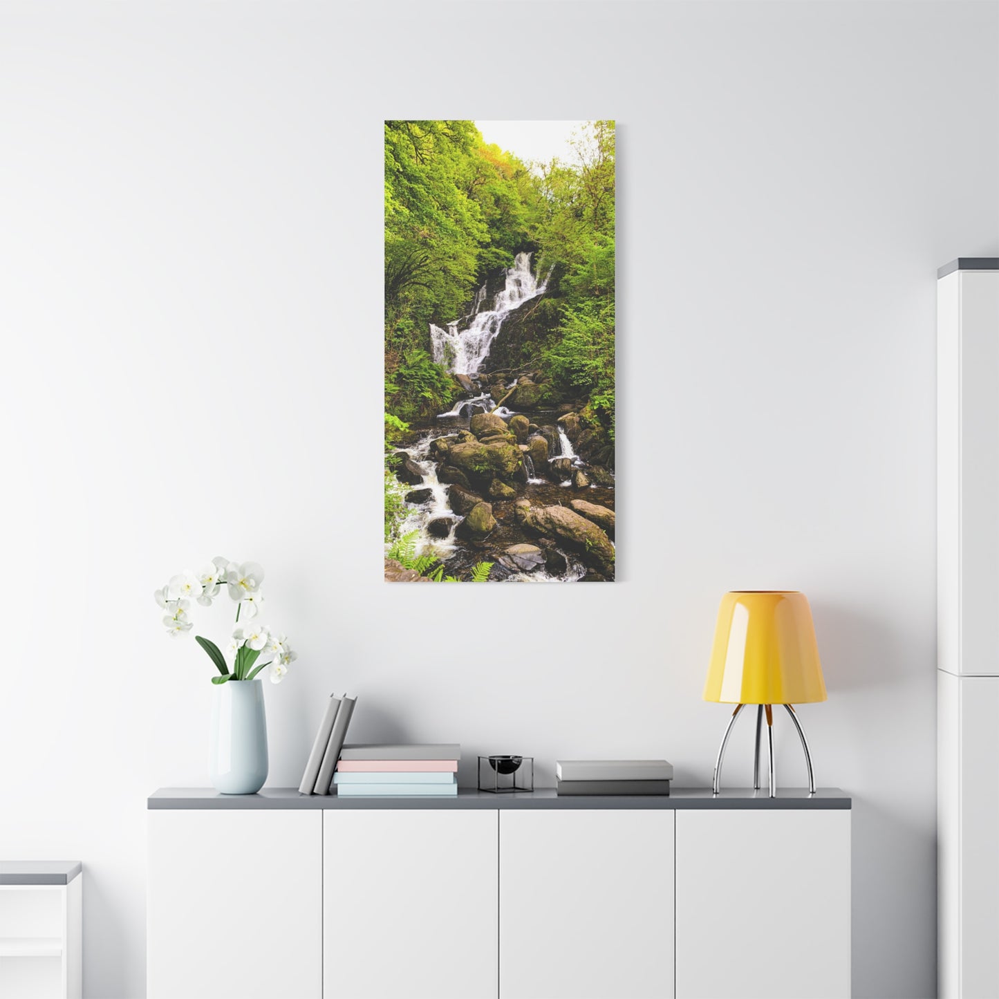 Torc waterfall Matte Canvas, Stretched, 1.25"