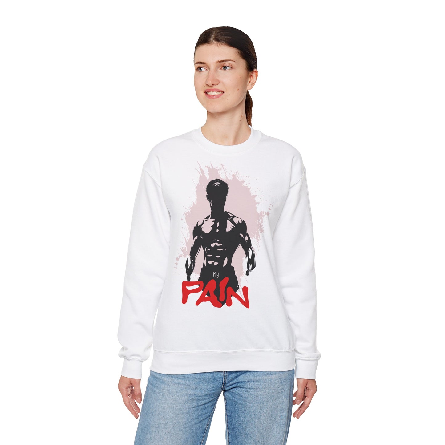 Motivational Unisex Heavy Blend™ Crewneck Sweatshirt - Fitness Inspiration