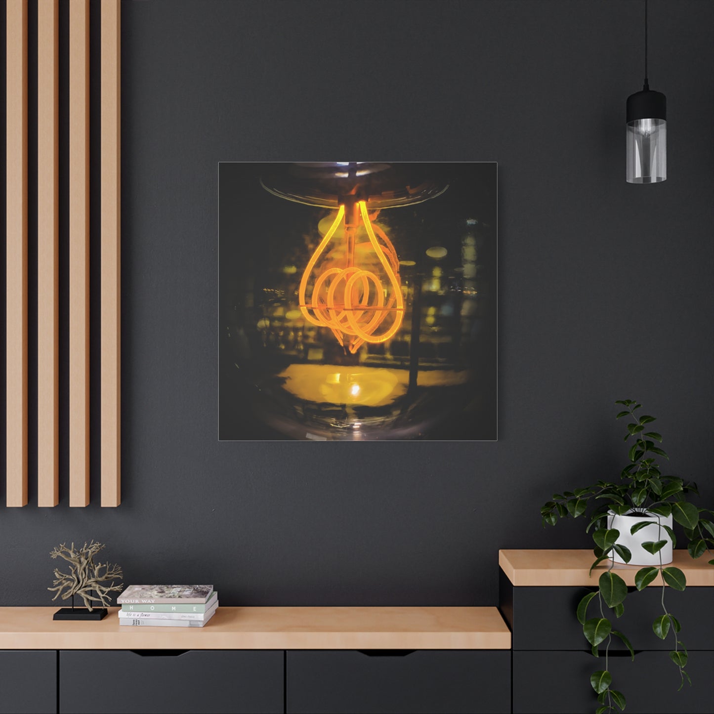 Bulb Matte Canvas, Stretched, 1.25"