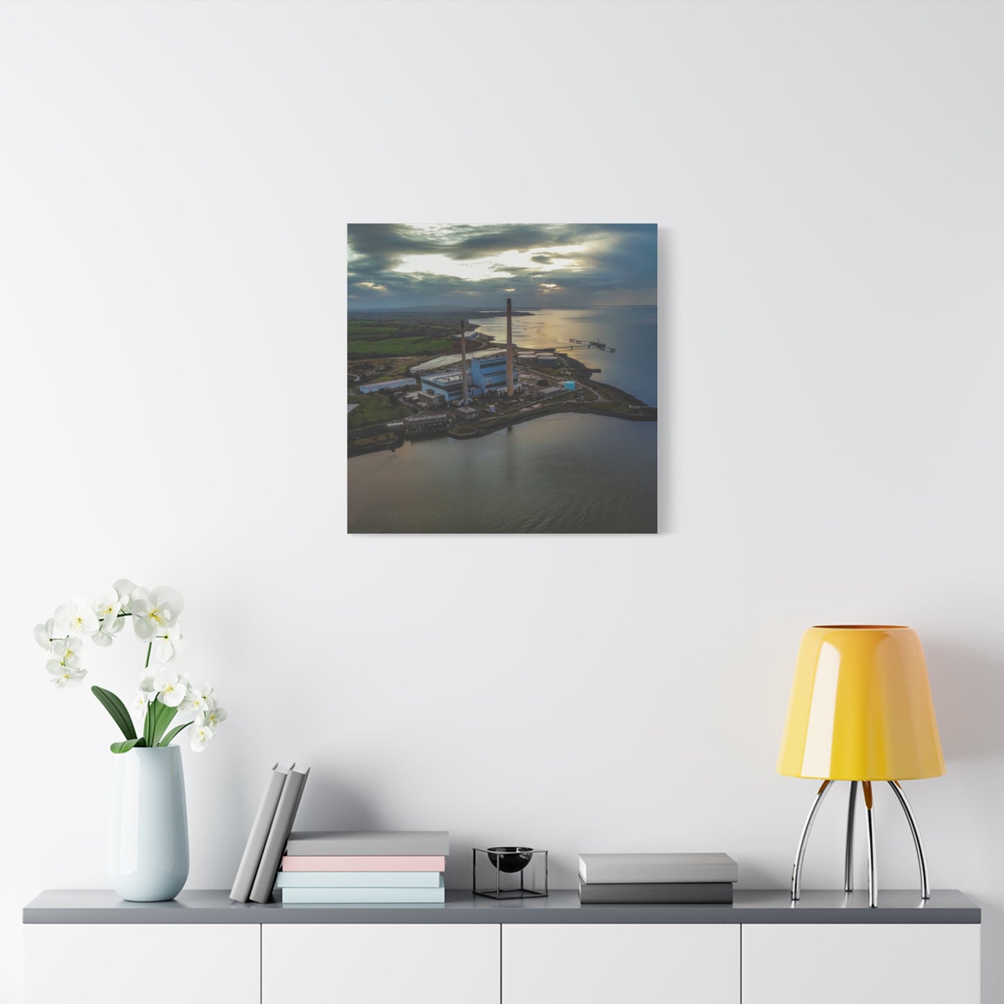 Tarbert Power Station Matte Canvas, Stretched, 1.25"
