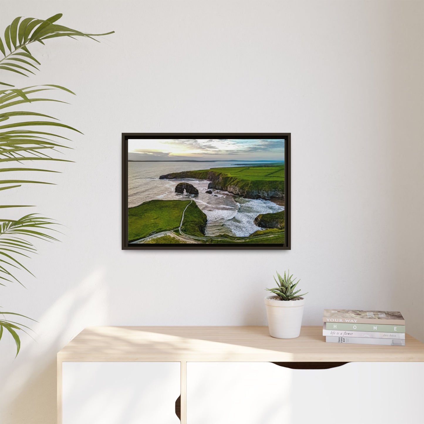 Virgin Rock Matte Canvas, Framed (Multi-color)
