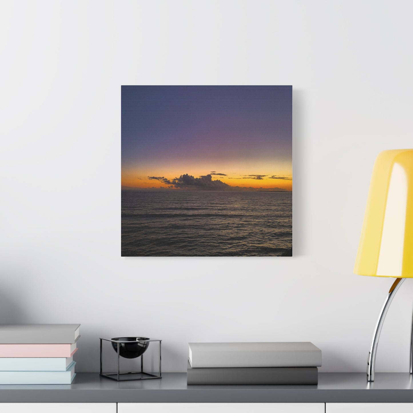 Sunset in Ocean 2 Matte Canvas, Stretched, 1.25"