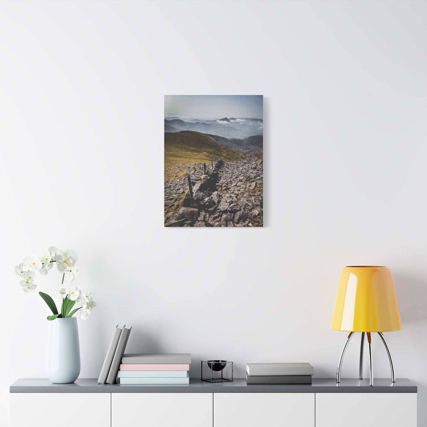 Wall in Mountains Matte Canvas, Stretched, 1.25"