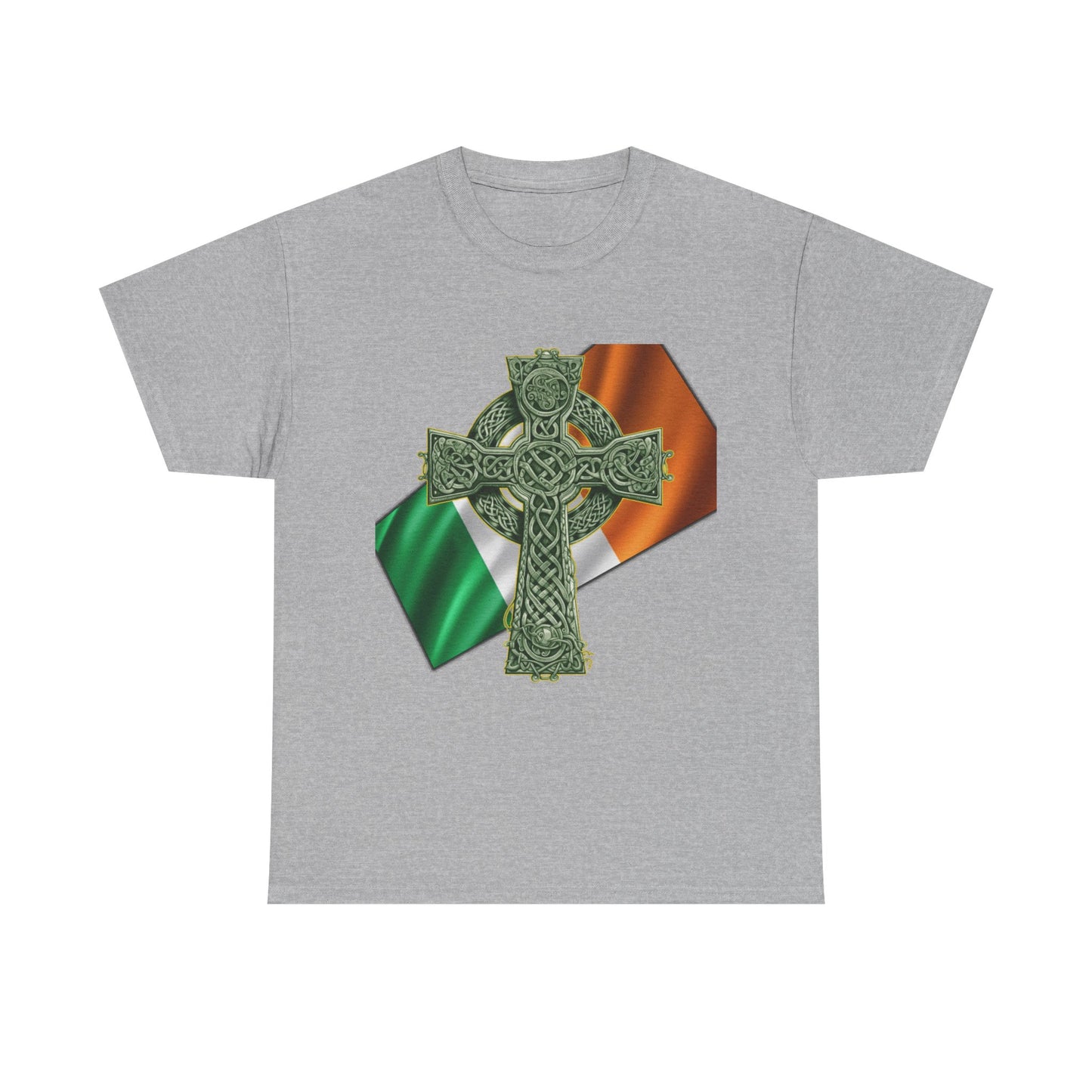 Celtic Cross Unisex Heavy Cotton Tee