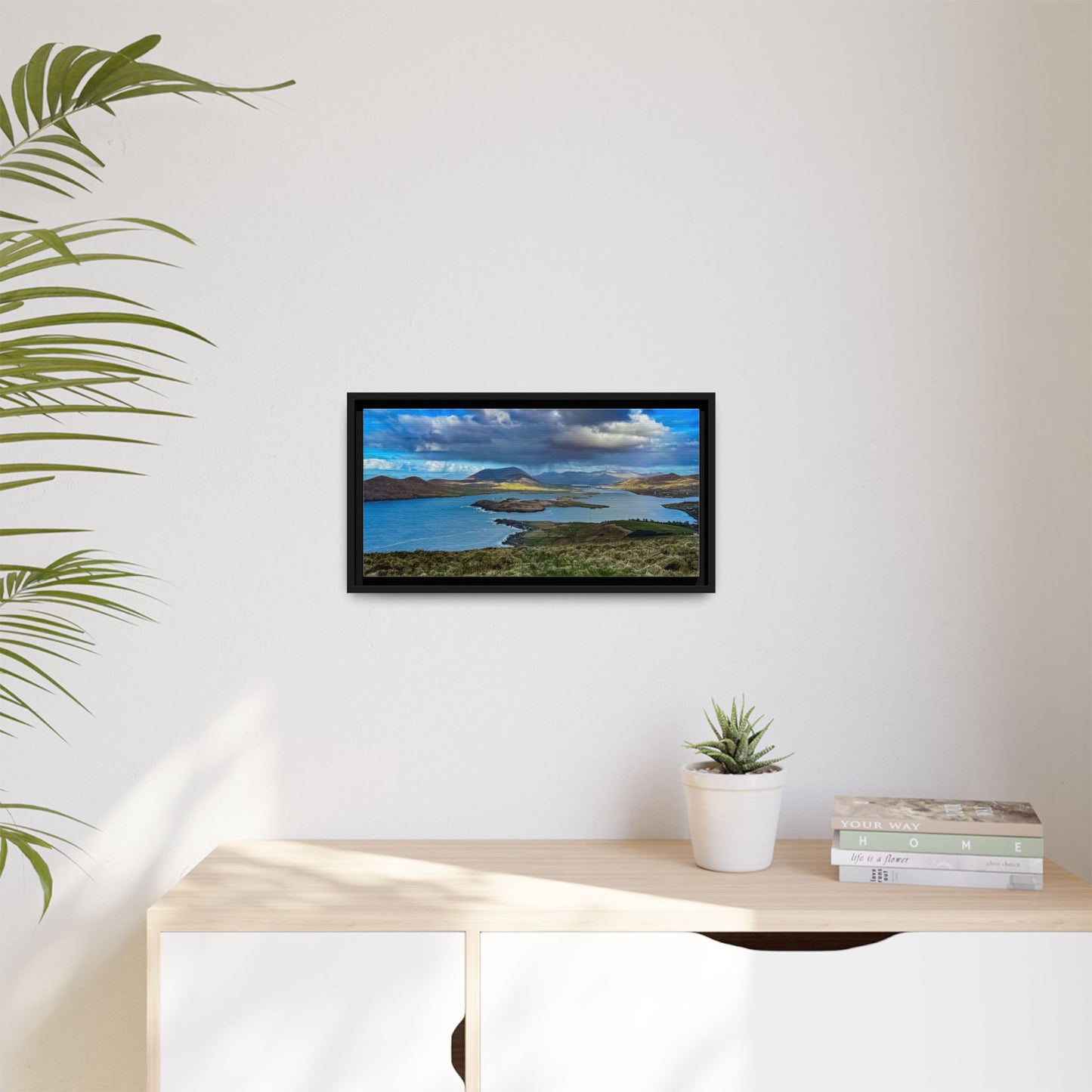 Unknown Mountain Matte Canvas, Framed (Multi-color)