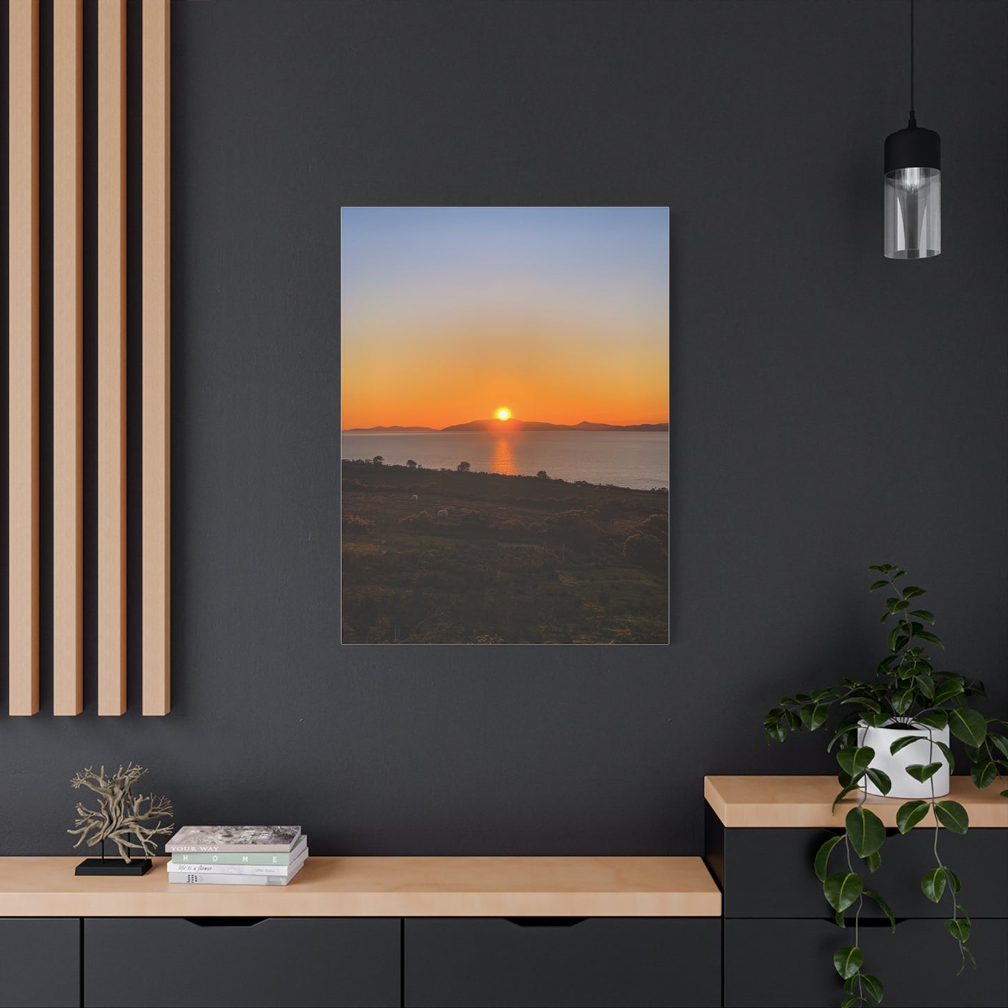Sunset Ring of Kerry Matte Canvas, Stretched, 1.25"
