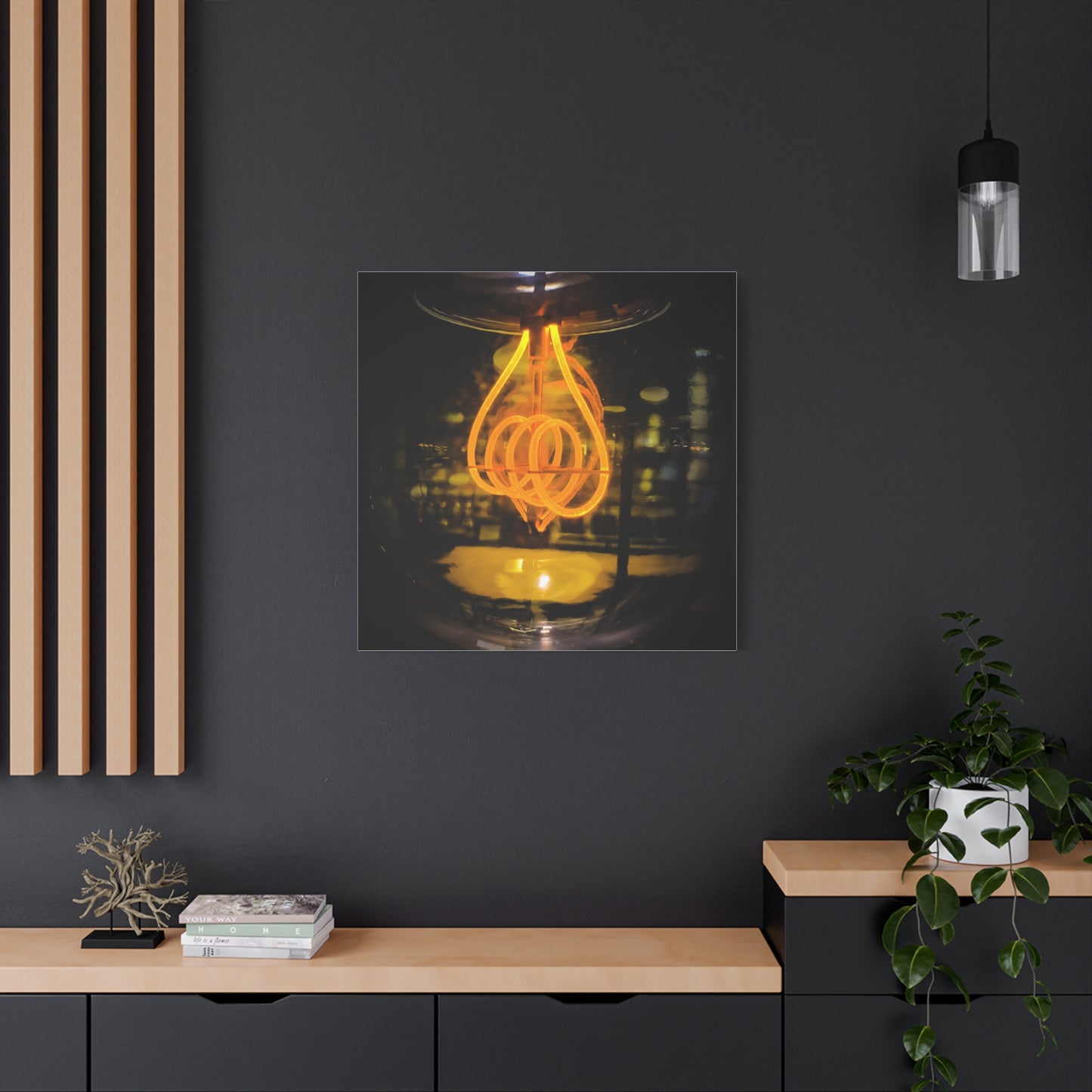 Bulb Matte Canvas, Stretched, 1.25"