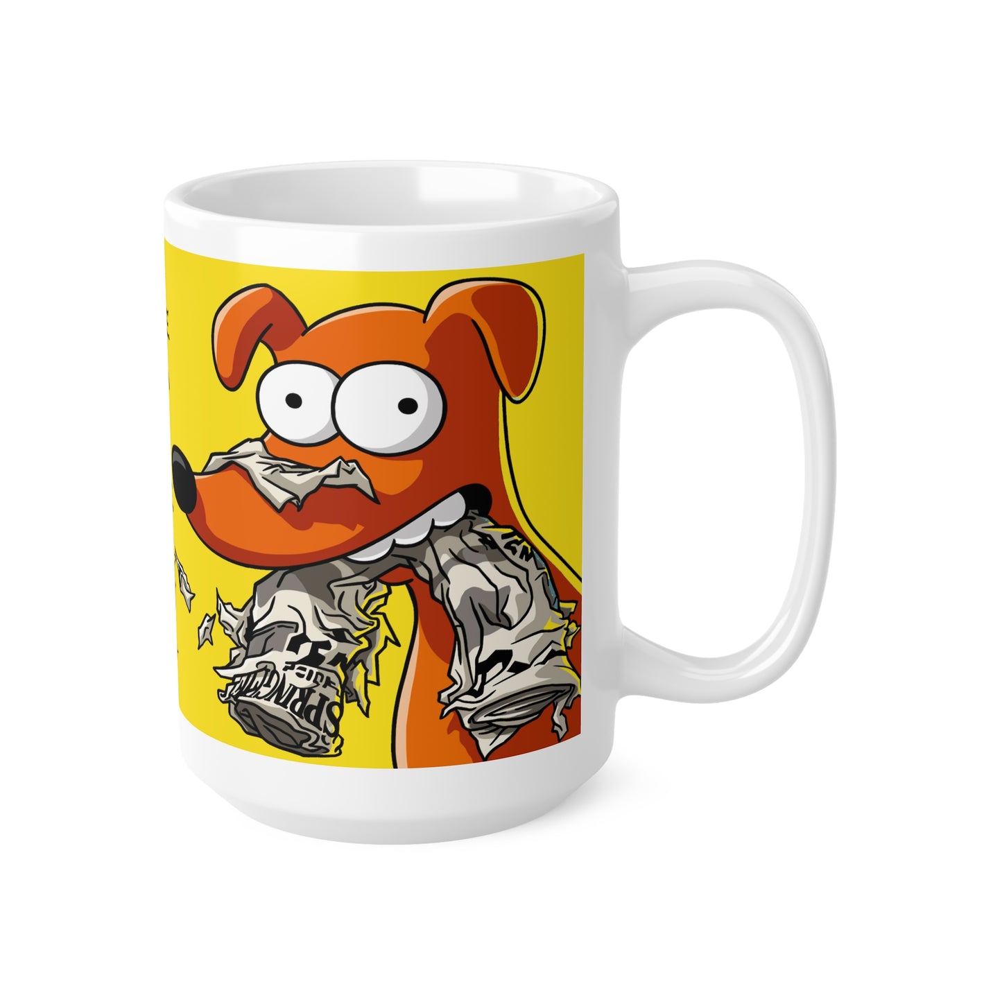 Whimsical Dog-Themed Ceramic Coffee Cups - 11oz & 15oz - Perfect Gift for Pet Lovers!